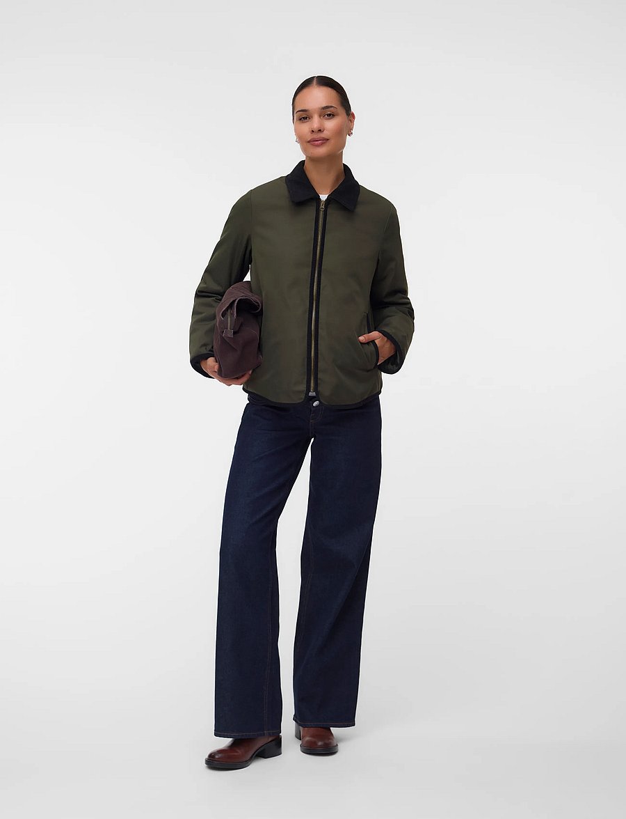Mamalicious - MLNOMI 3IN1 JACKET - rasedustooted - forest night - 3