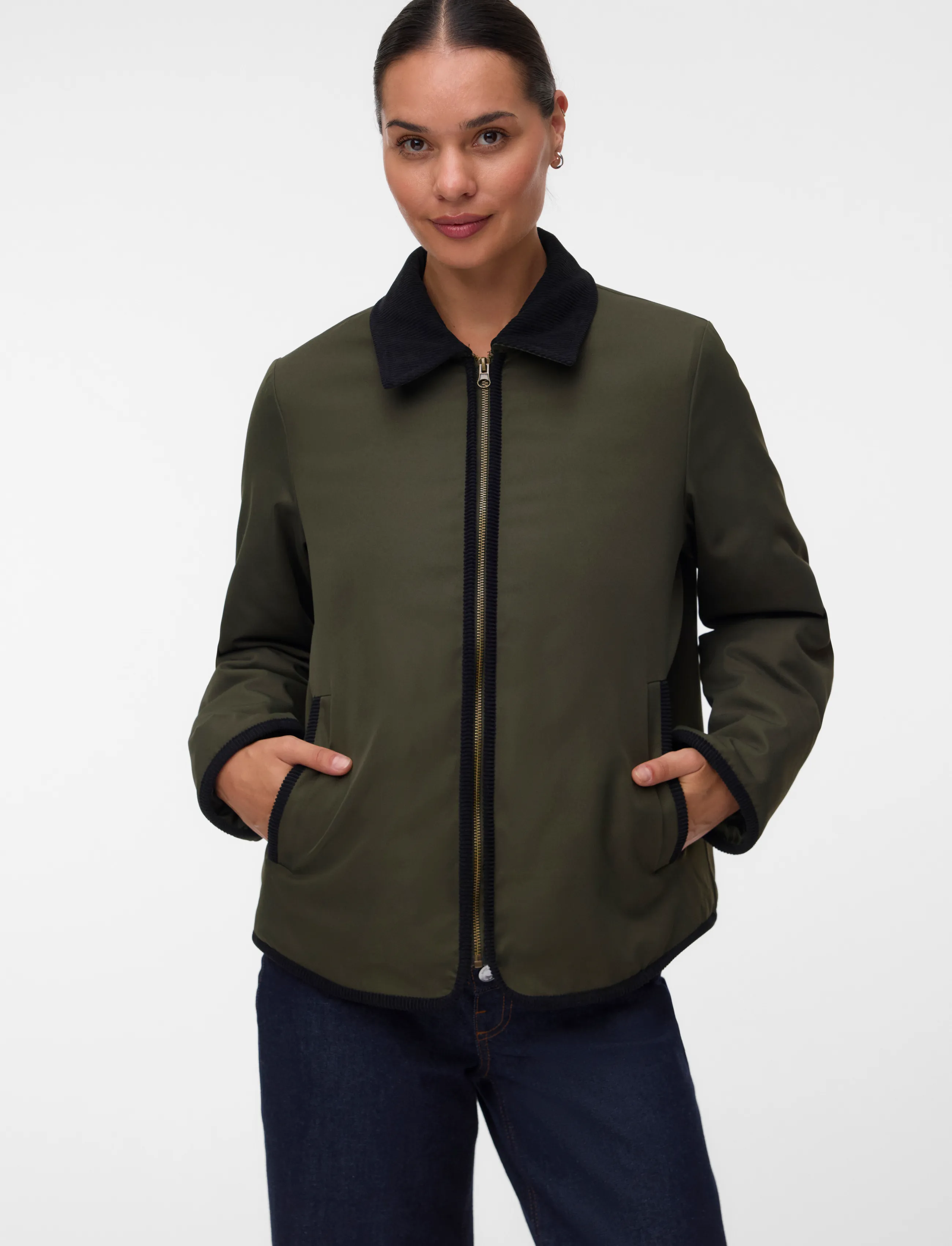 Mamalicious - MLNOMI 3IN1 JACKET - rasedustooted - forest night - 4