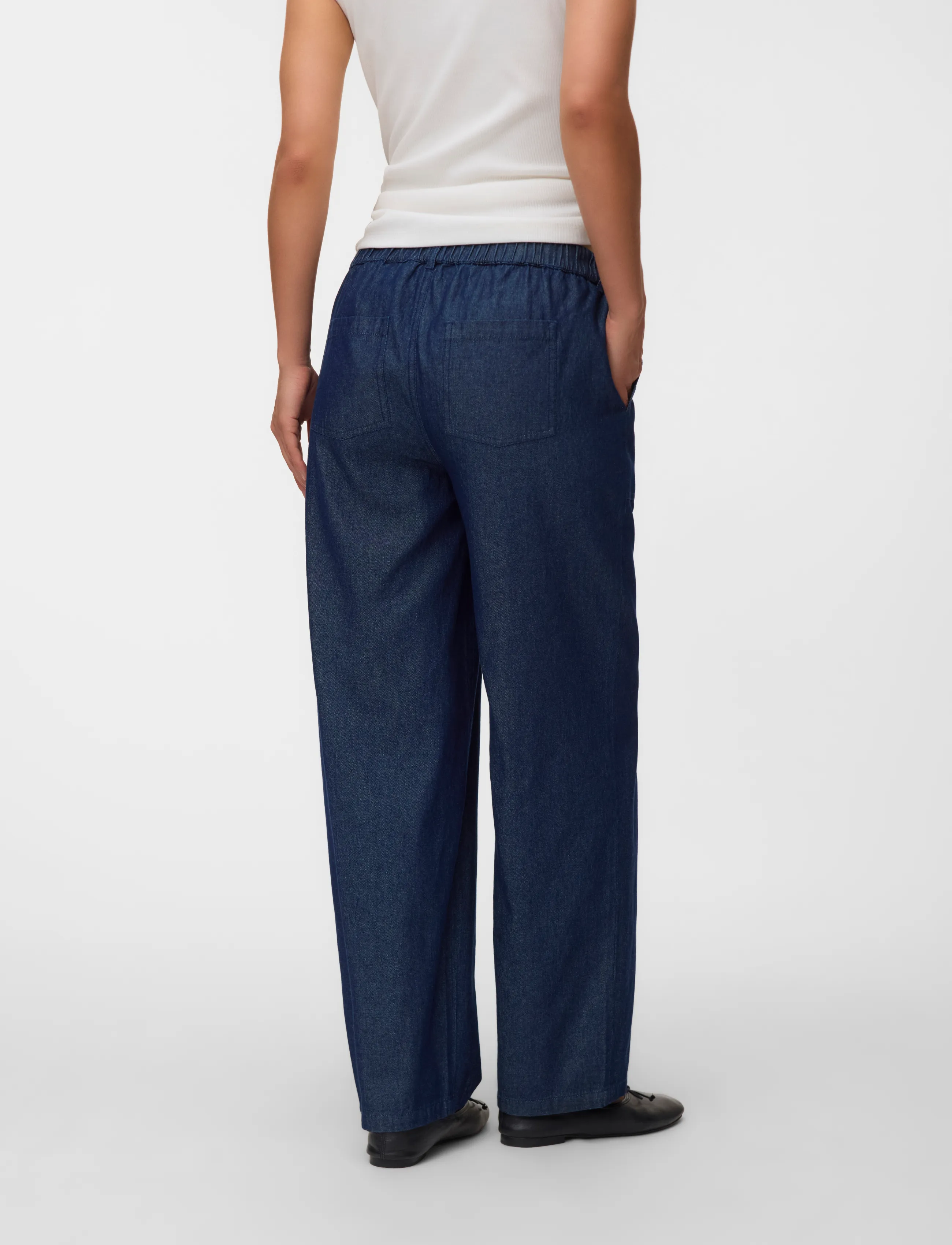 Mamalicious - MLVALETTA STRAIGHT DENIM PANT - jeans - dark blue denim - 2