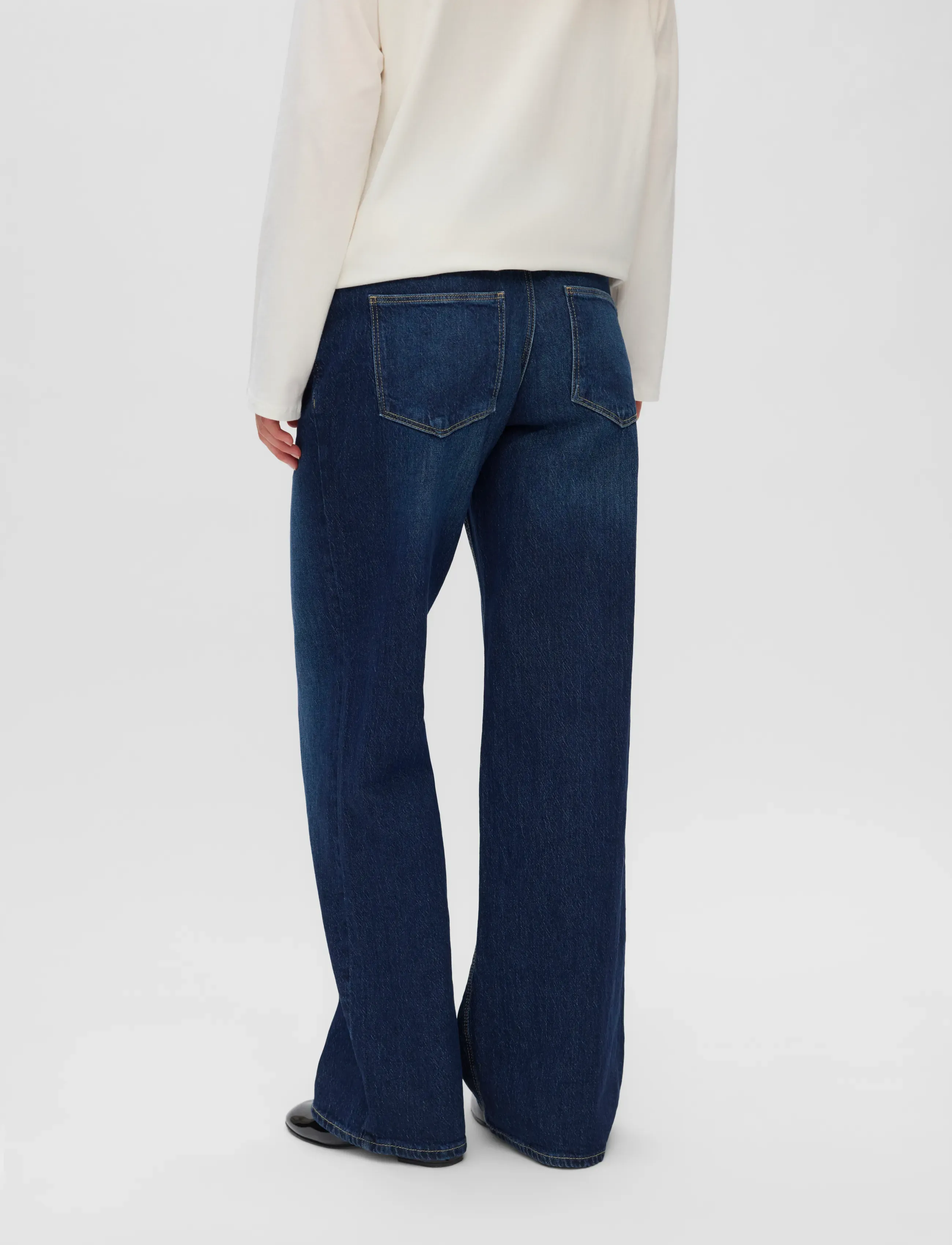 Mamalicious - MLMALAGA WIDELEG JEANS NOOS - festmode zu outlet-preisen - dark blue denim - 3