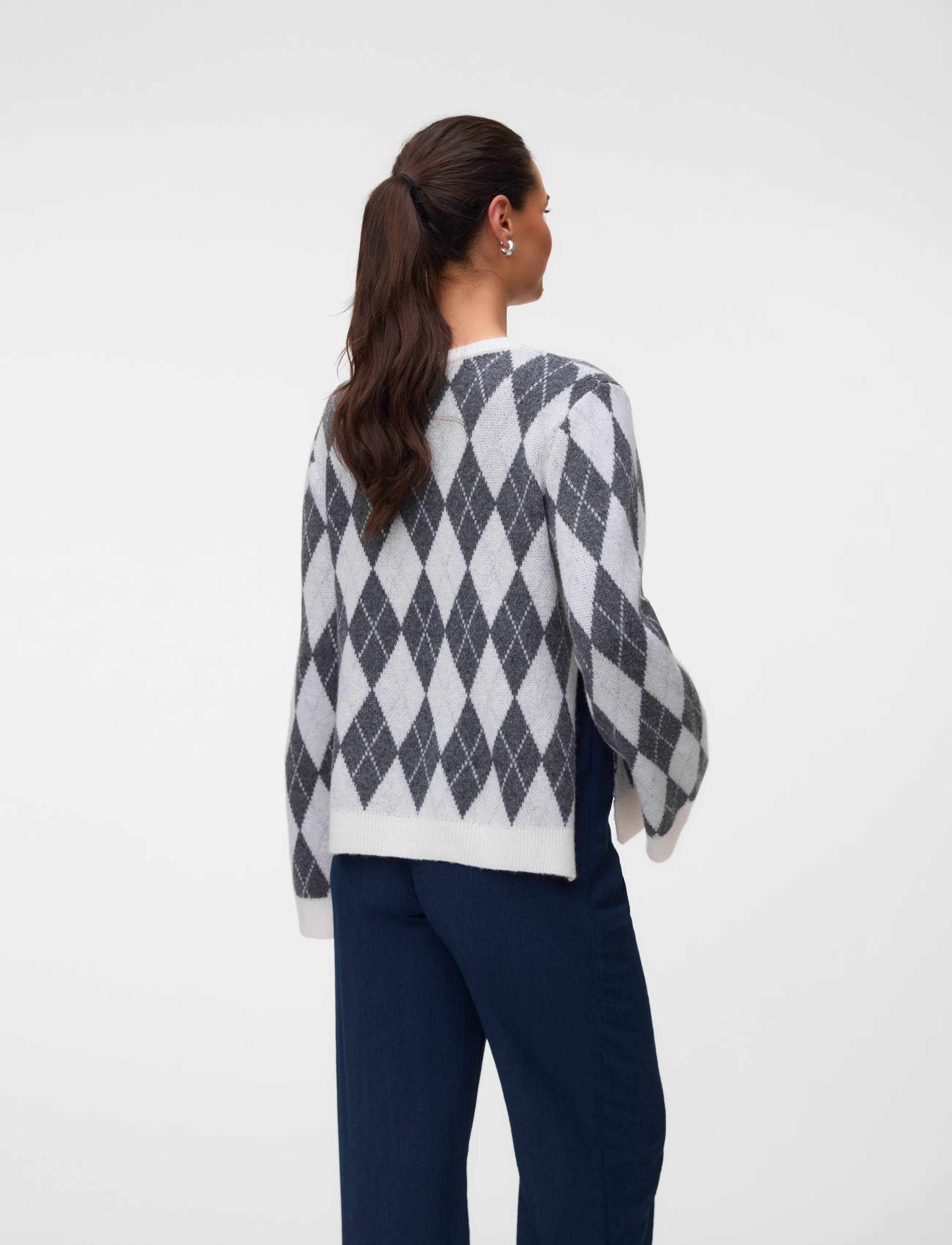 Mamalicious - MLARGYLE VITA L/S KNIT TOP 2F - birch - 2