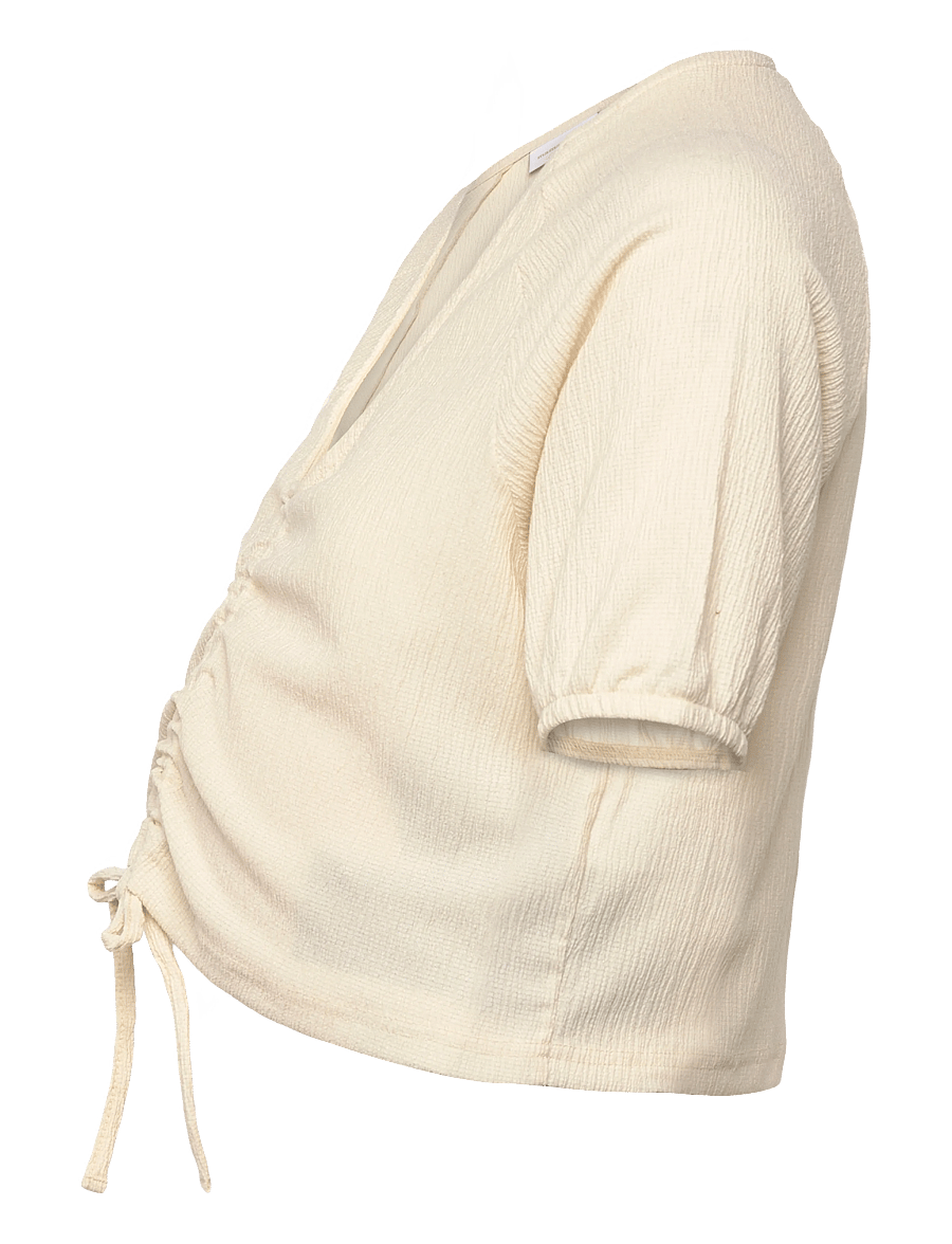 Mamalicious - MLCAVI SS JRS TOP - oberteile - birch - 2