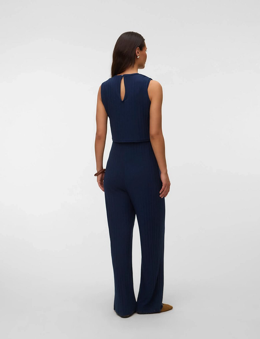 Mamalicious - MLLUCY 2-IN-1 JUMPSUIT 2F - umstandsmode - navy blazer - 2