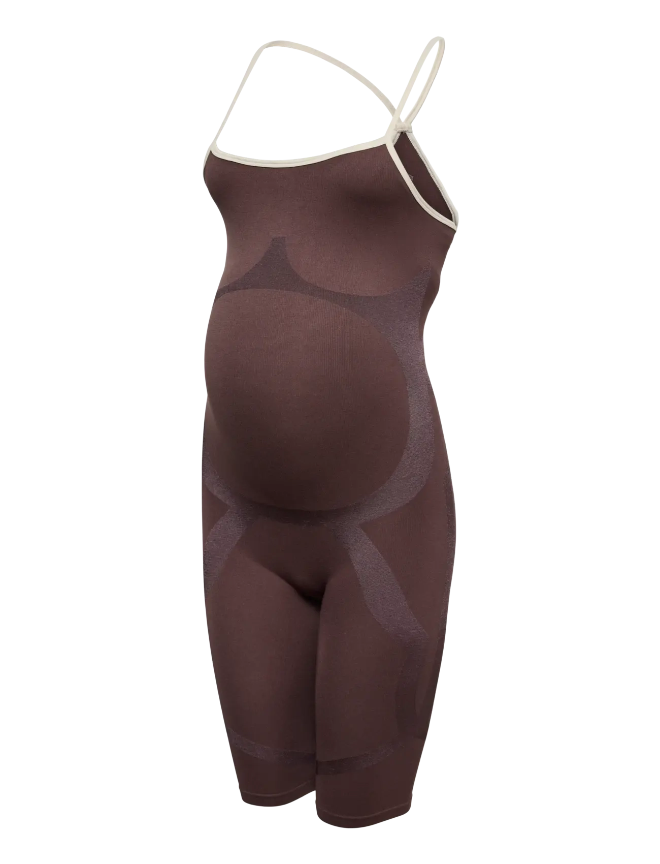 Mamalicious MLPAULETTE COLOR STRAP PLAYSUIT - undertøj - hot fudge - Ventetøj - HOT FUDGE / brown