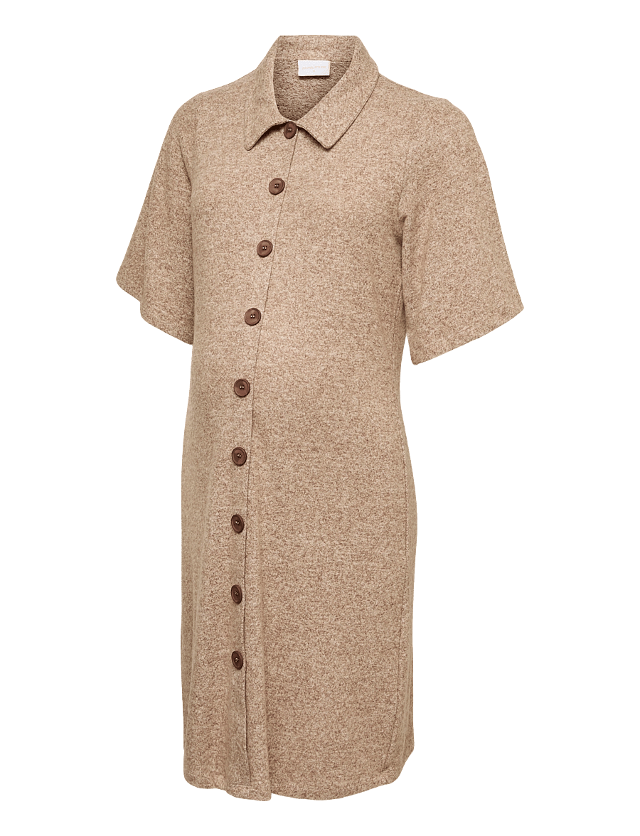 Mamalicious - MLJOVI IA 34 JRS ABK DRESS 2F - brown stone - 1