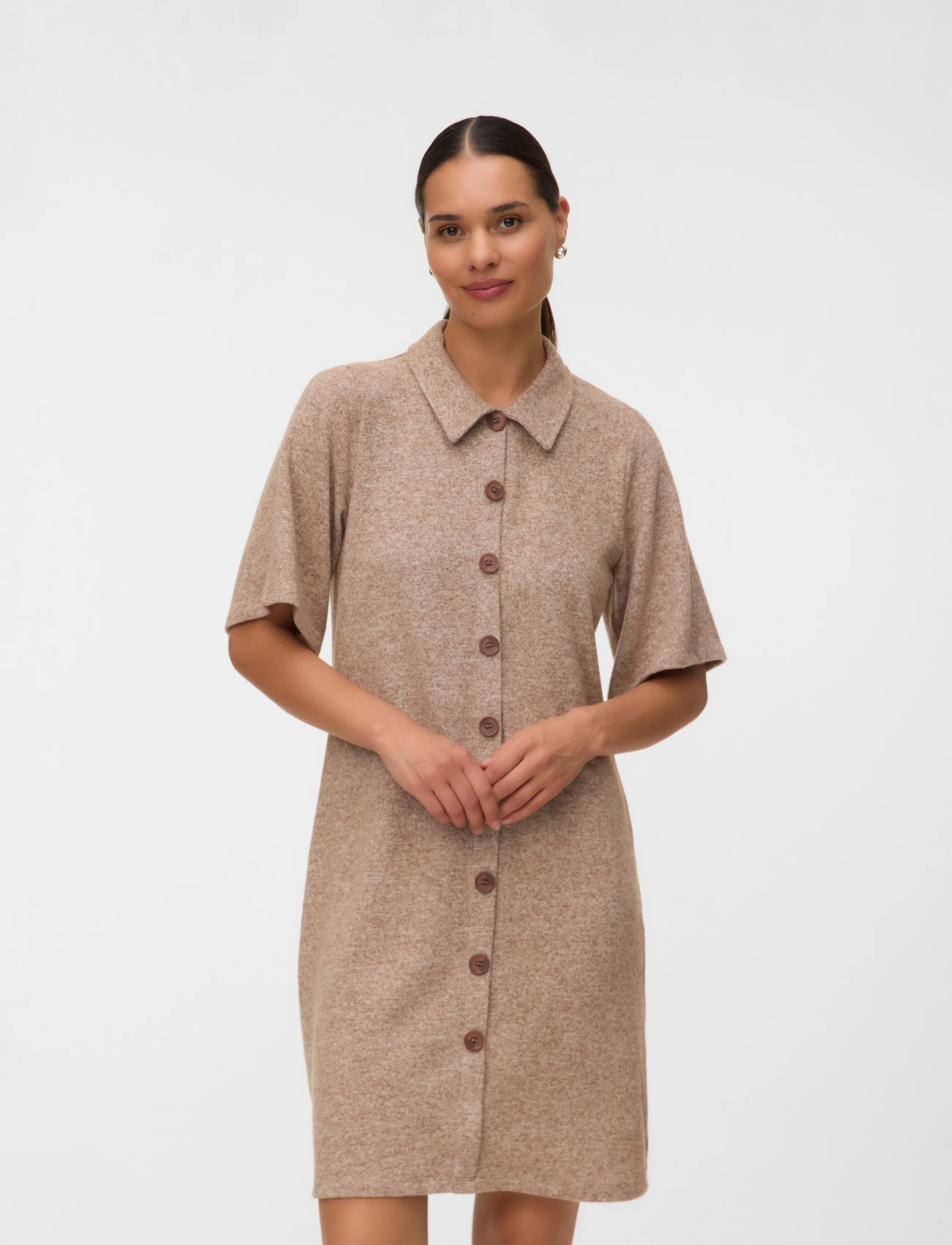 Mamalicious - MLJOVI IA 34 JRS ABK DRESS 2F - brown stone - 4