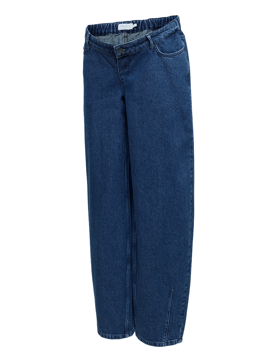 Mamalicious - MLIDAHO BARREL JEANS - medium blue denim - 0