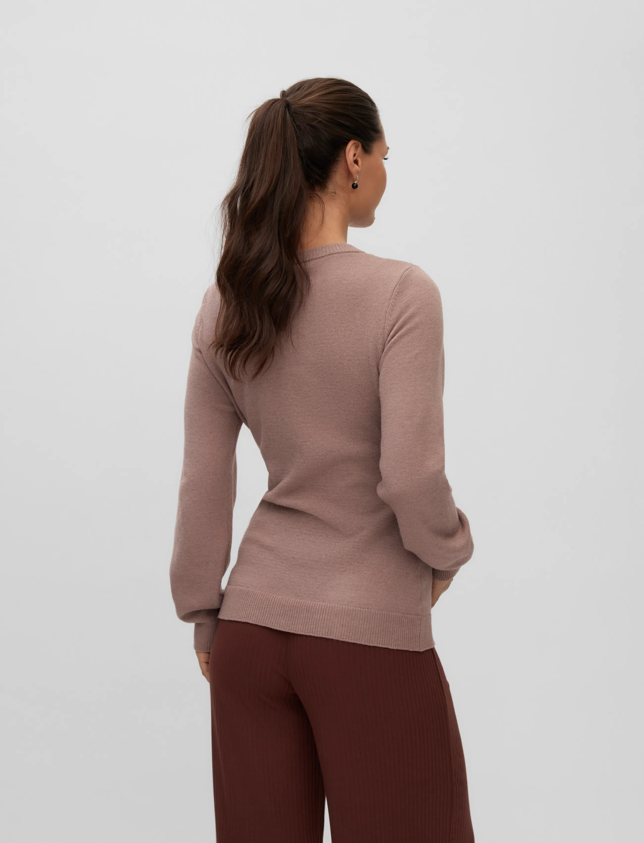 Mamalicious - MLPALOMA JUNE LS KNIT TOP - rose taupe - 2