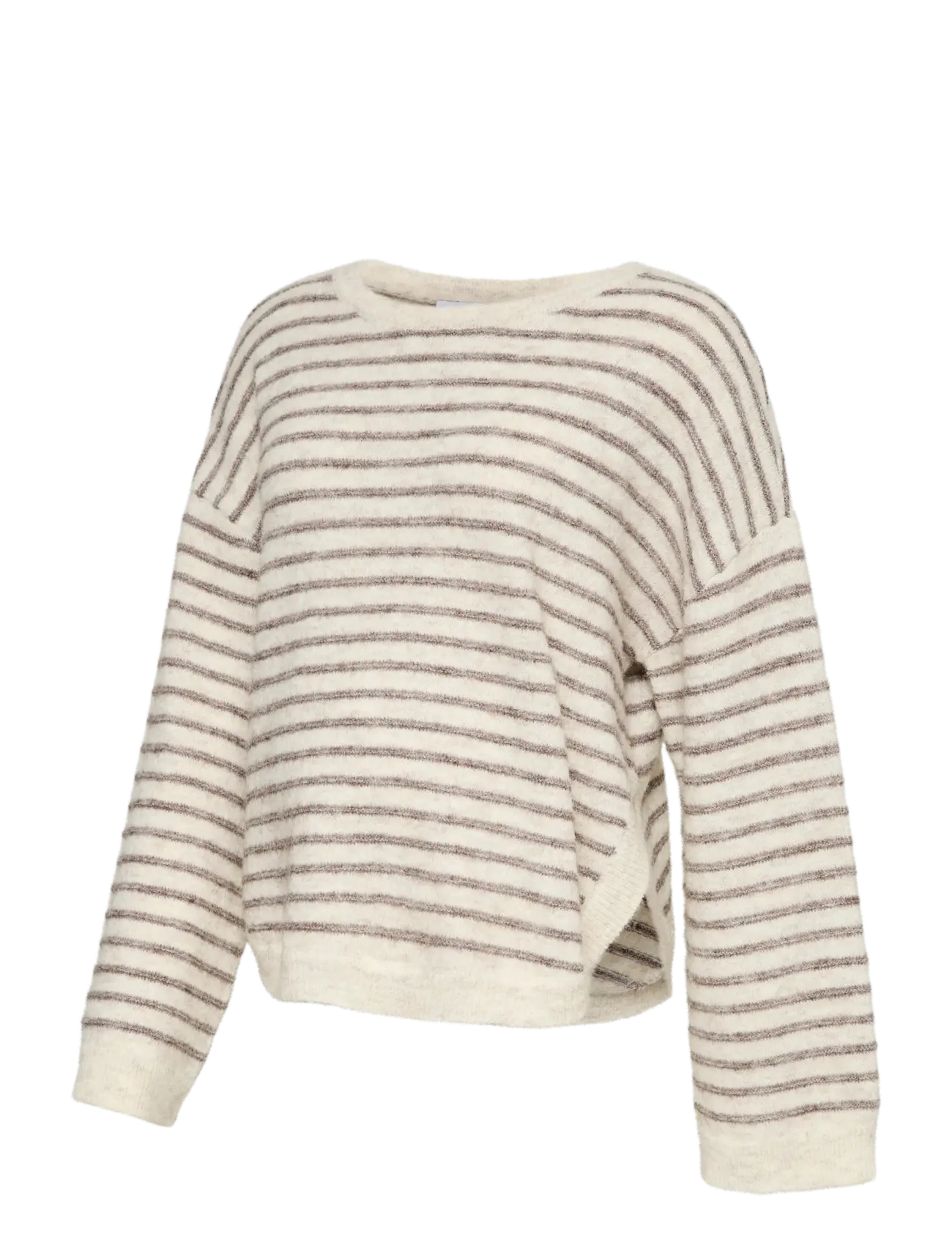 Mamalicious MLIRMA VITA LS KNIT TOP 2F - Pullover - BIRCH / cream