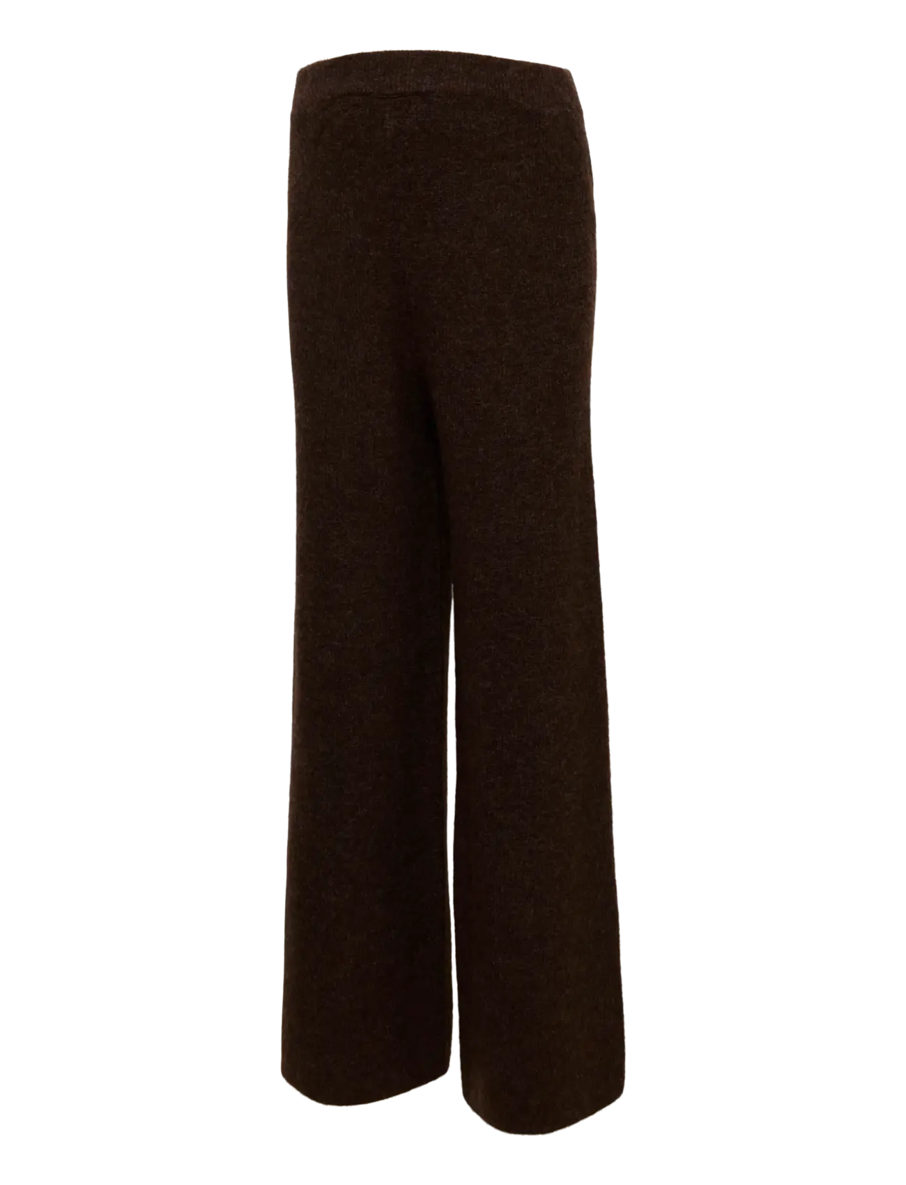 Mamalicious - MLSHILA WIDE KNIT PANT HW - hot fudge - 1