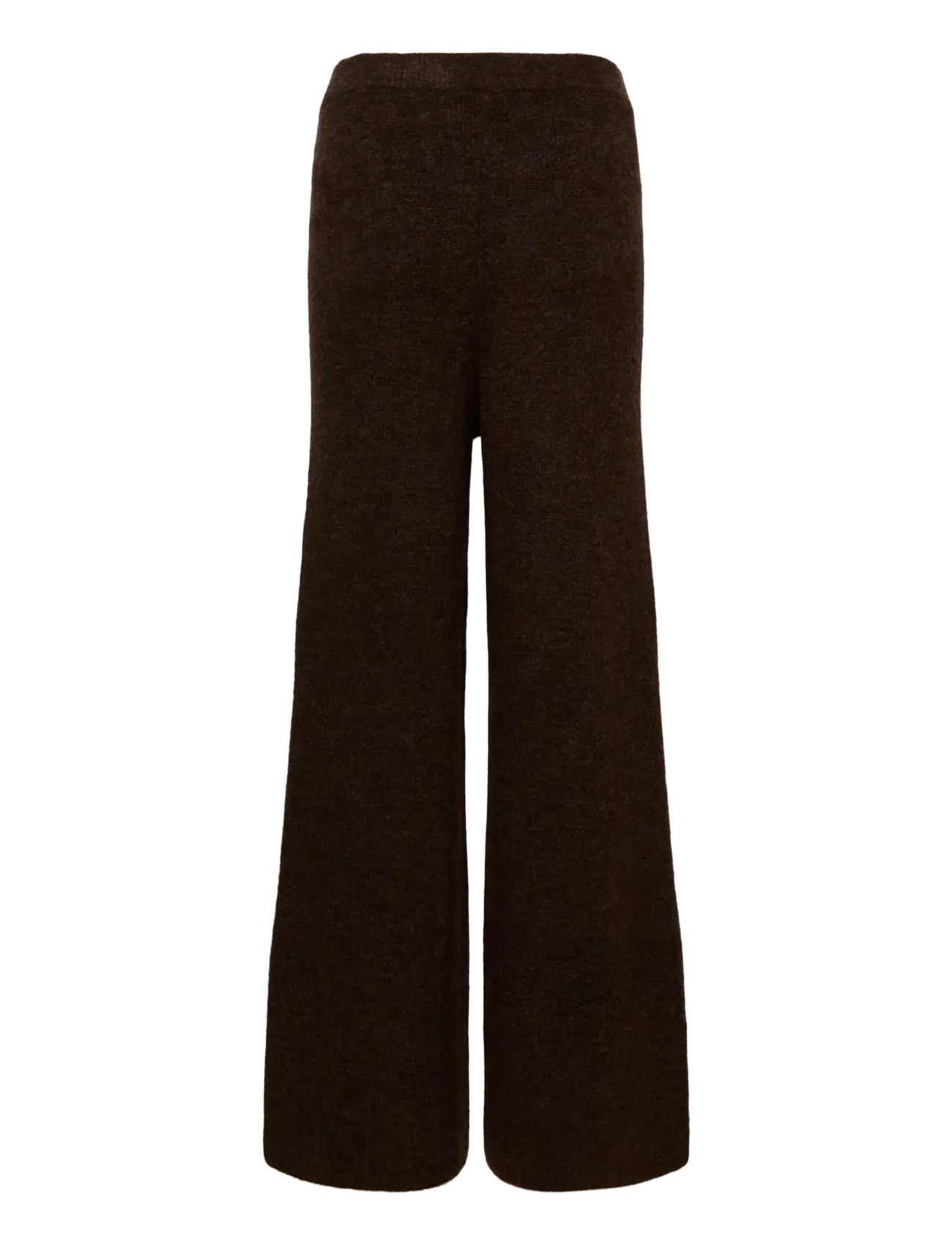 Mamalicious - MLSHILA WIDE KNIT PANT HW - hot fudge - 2