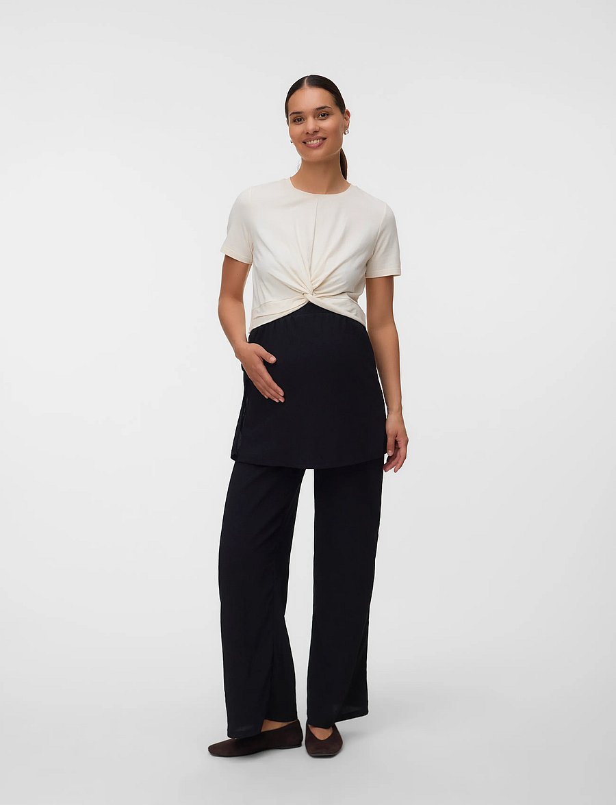 Mamalicious - MLCAILEEN JRS SKIRT PANTS - underdele - black - 3