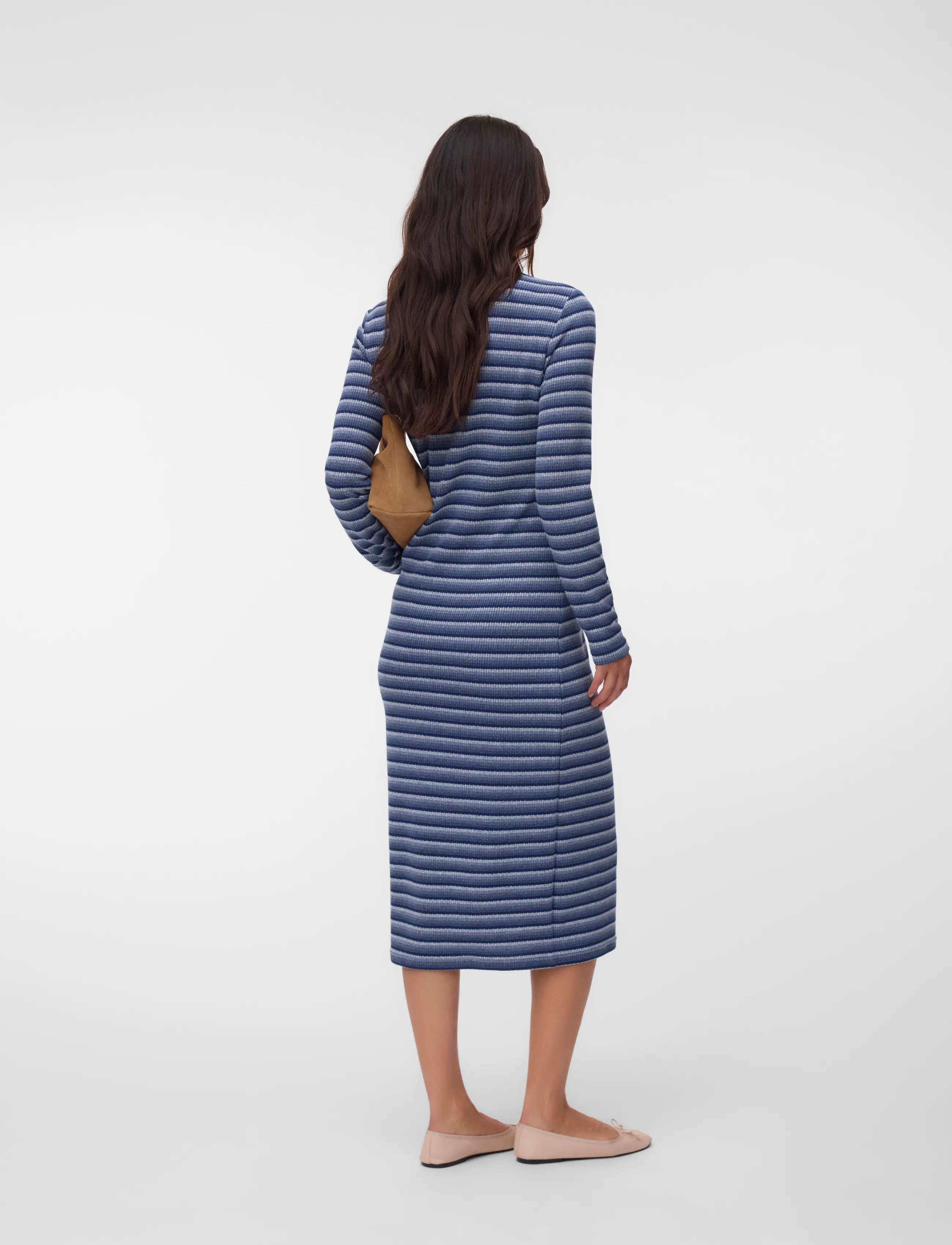 Mamalicious - MLIMAN LS JRS MIDI DRESS - liibuvad kleidid - navy blazer - 2