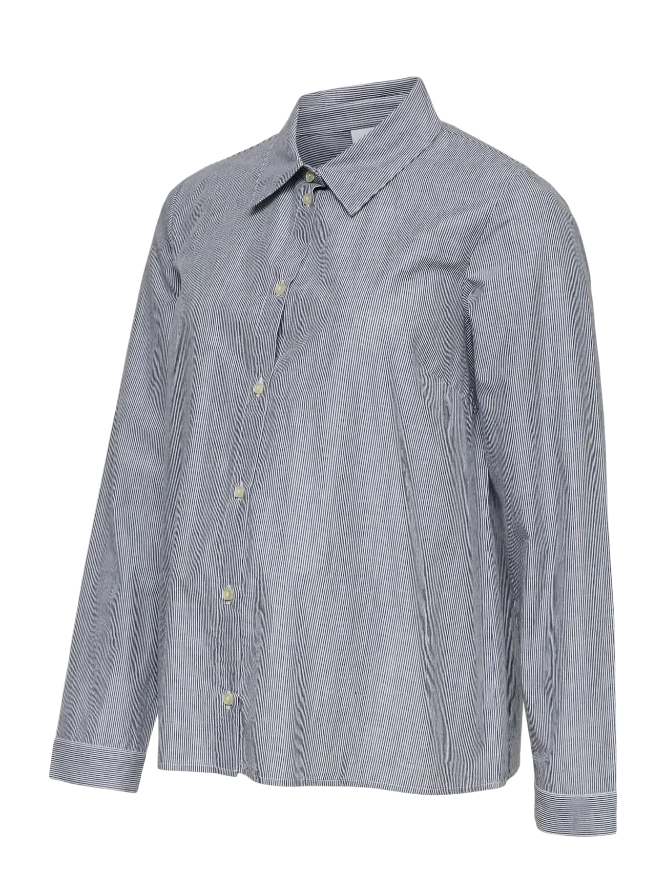 Mamalicious - MLINA LIA LS WO SHIRT 2F - langärmlige hemden - navy blazer - 1
