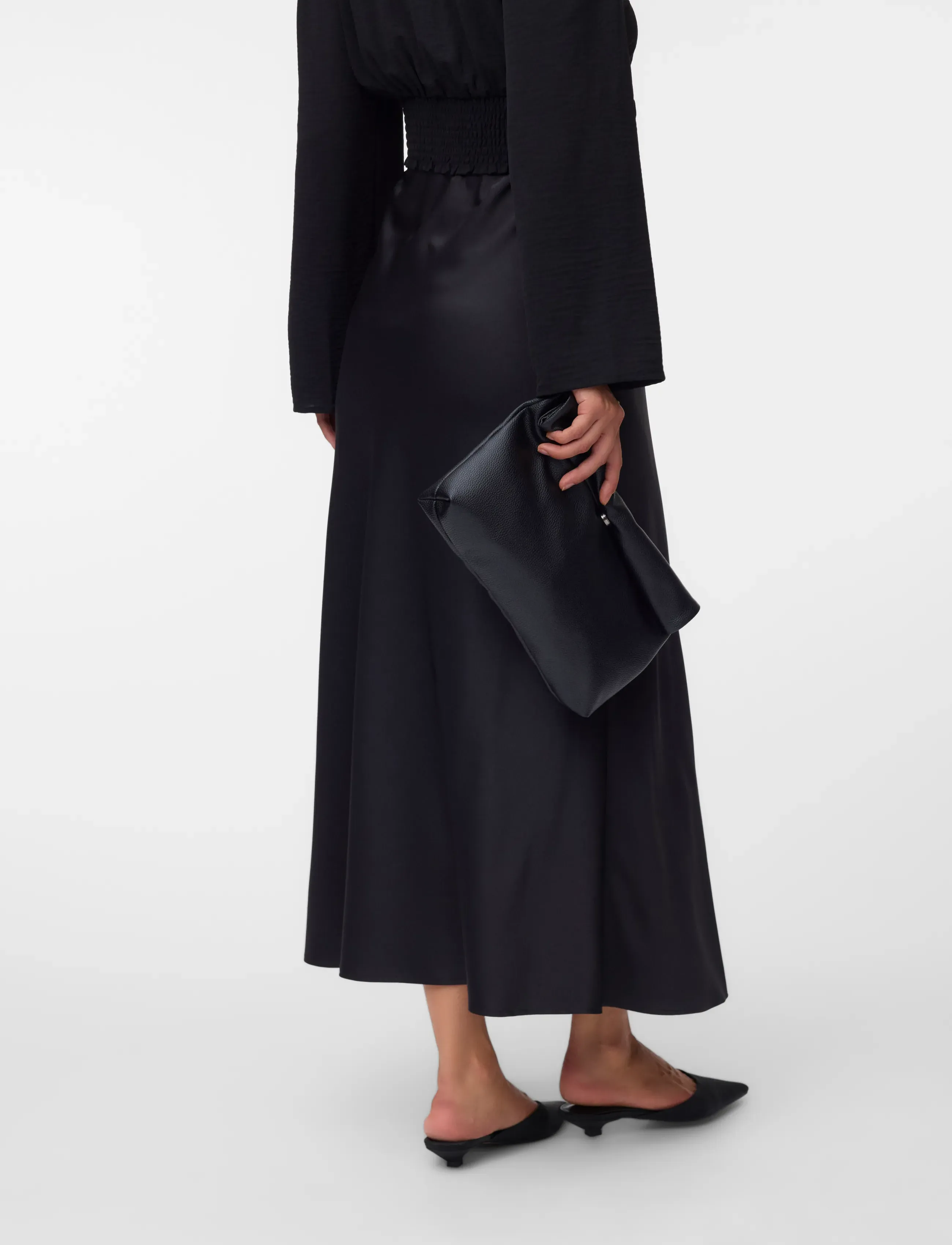Mamalicious - MLKAMILL WO MAXI SKIRT HW - black - 2
