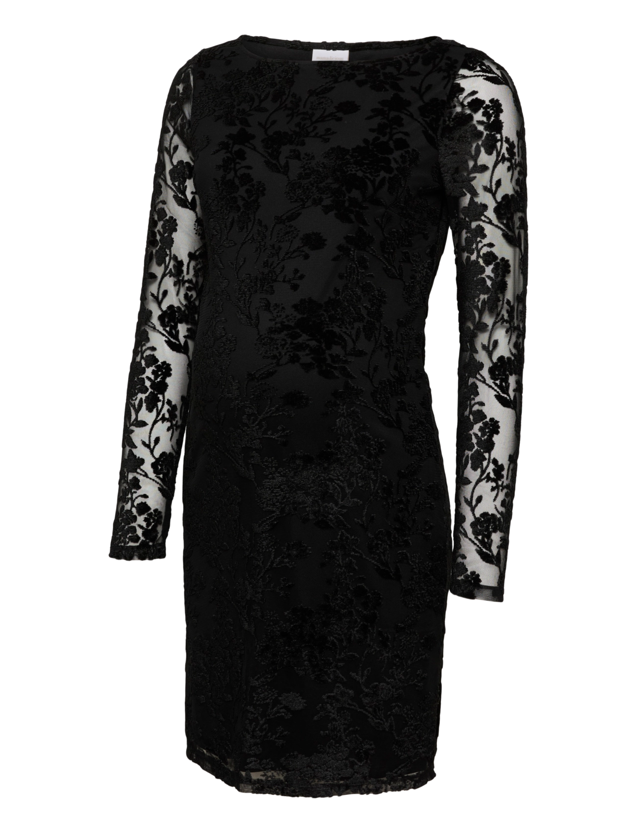 Mamalicious MLOLIVIA LS SHORT JRS DRESS - Kokteiļkleitas - BLACK / black