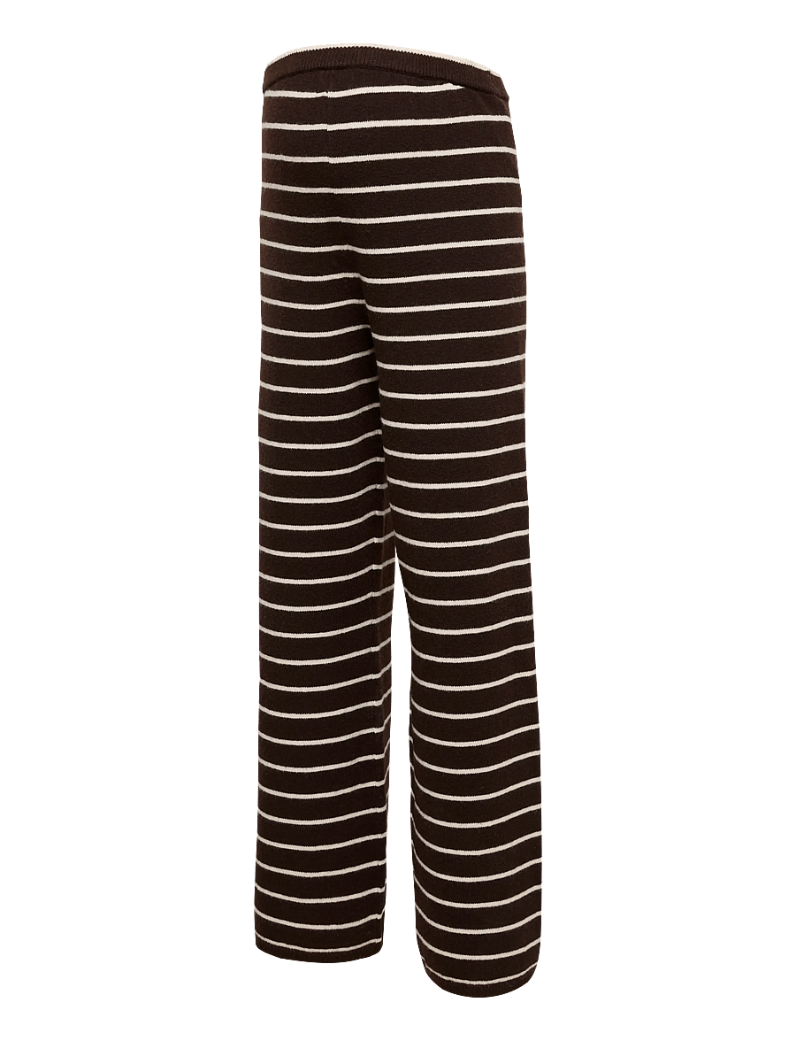 Mamalicious - MLRINA WIDE PANT HW BF - hot fudge - 1
