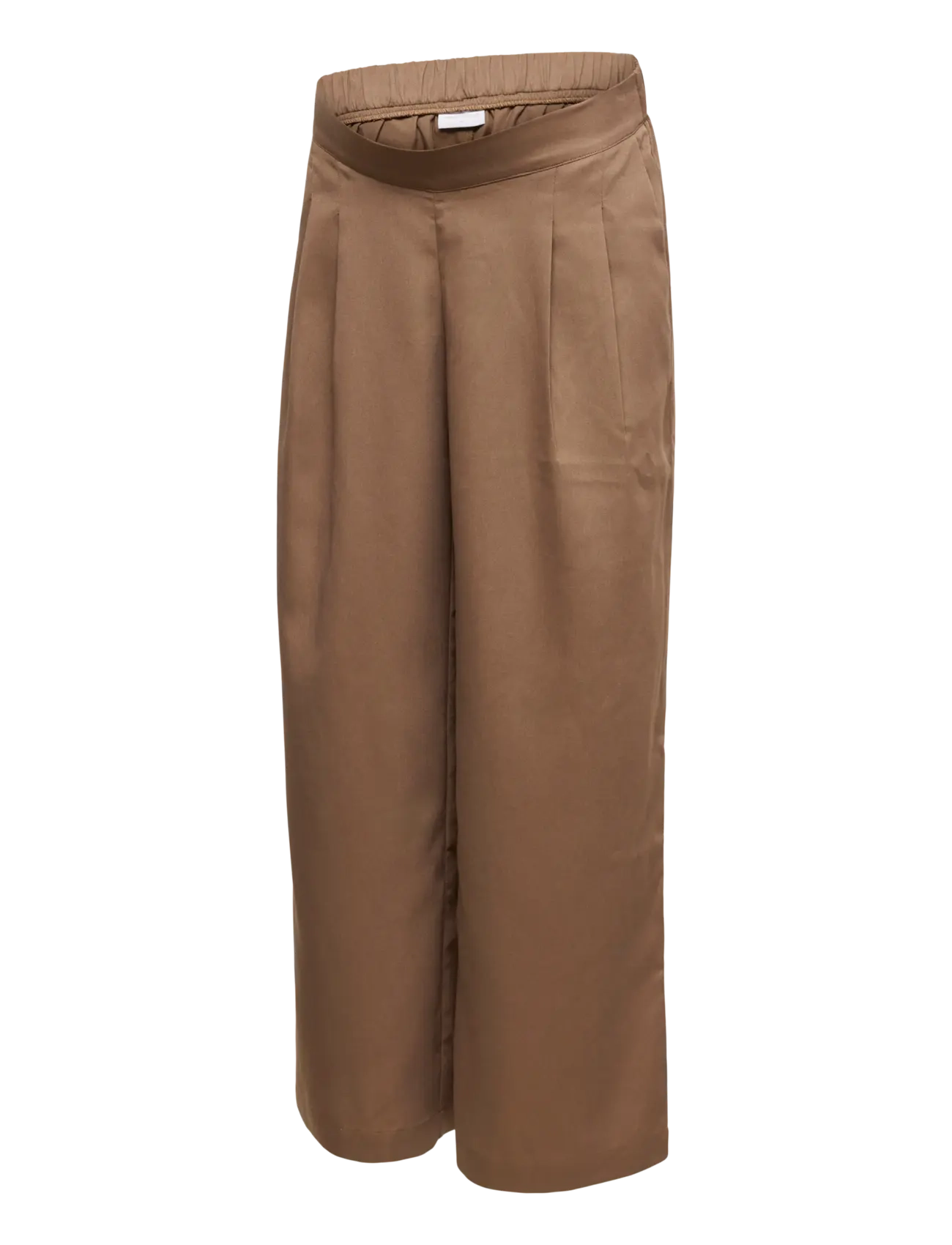 Mamalicious MLOLIVIA WO WIDE PANT - püksid ja seelikud - breen - Rasedate riided - BREEN / brown