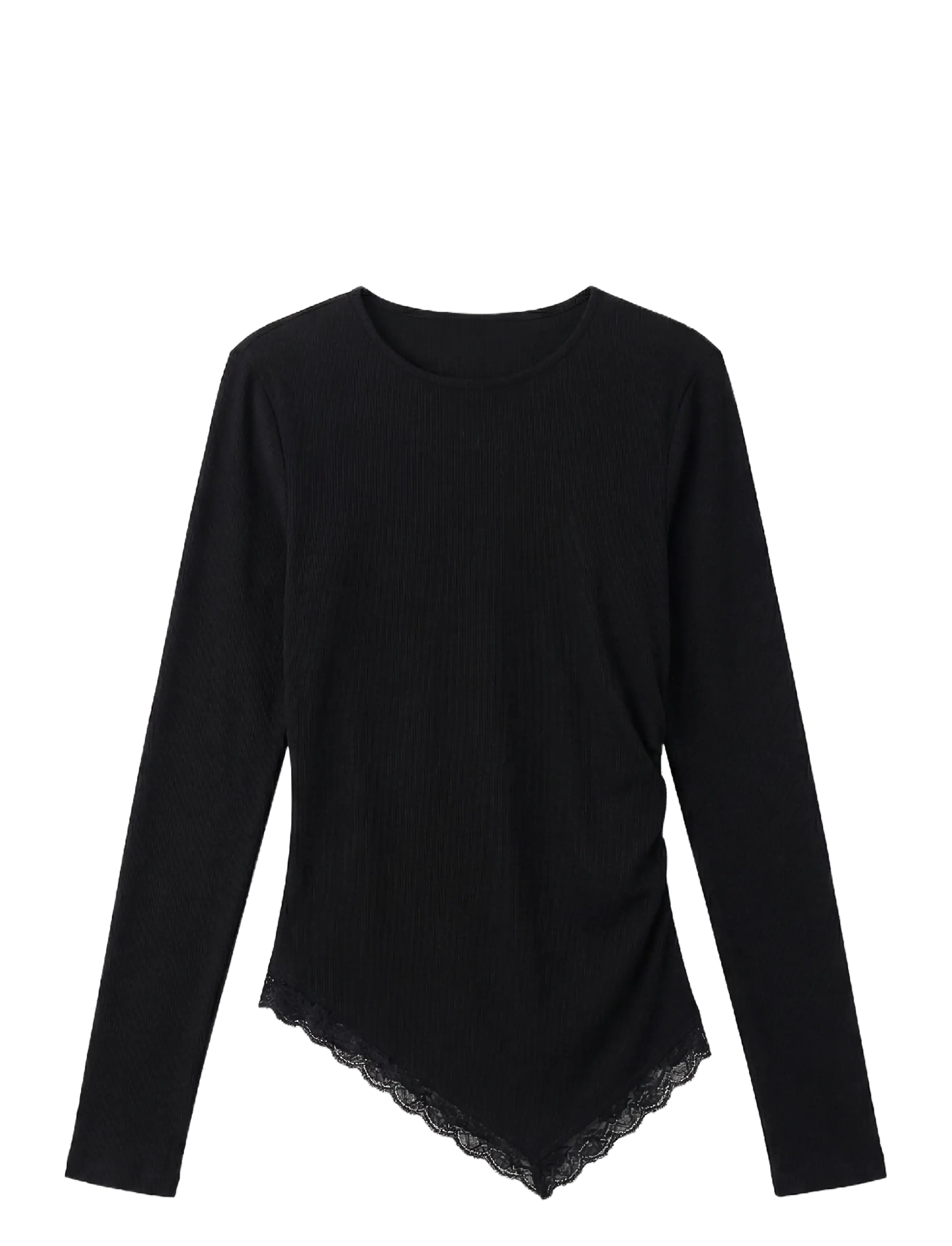 Mamalicious MLNIKITA LS JRS LACE TOP - Clothing - BLACK / black