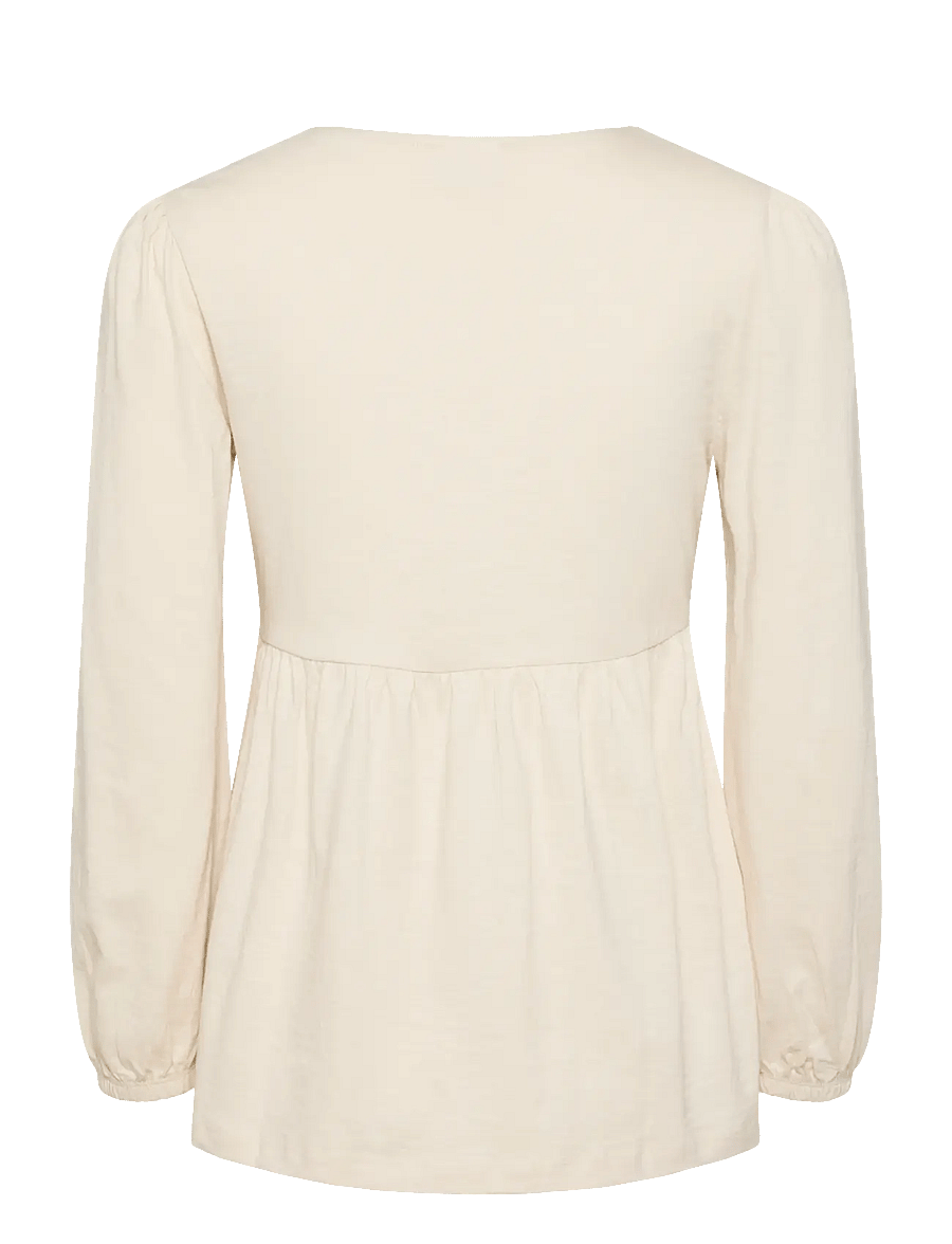 Mamalicious - MLKALYNA TESS LS JRS TOP 2F - langærmede bluser - birch - 2