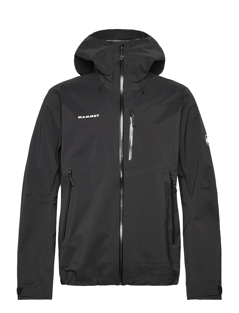Mammut - Alto Guide HS Hooded Jacket Men - vihmamantlid - black - 0