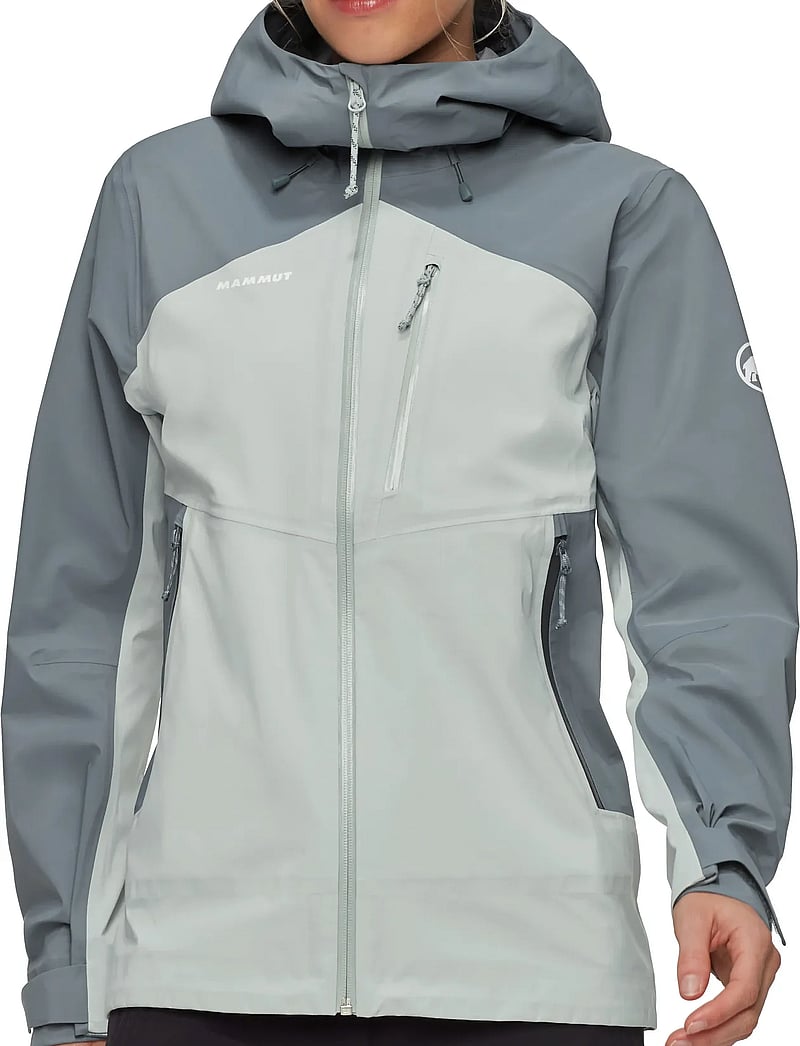 Mammut - Alto Guide HS Hooded Jacket Women - välijoped - silver sage-strata - 0