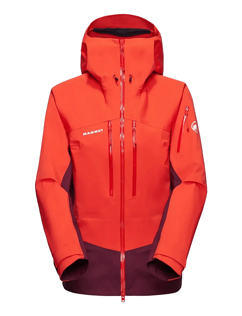 Mammut - Taiss Pro HS Hooded Jacket Women - ski-kleidung - mammut red-vin - 1