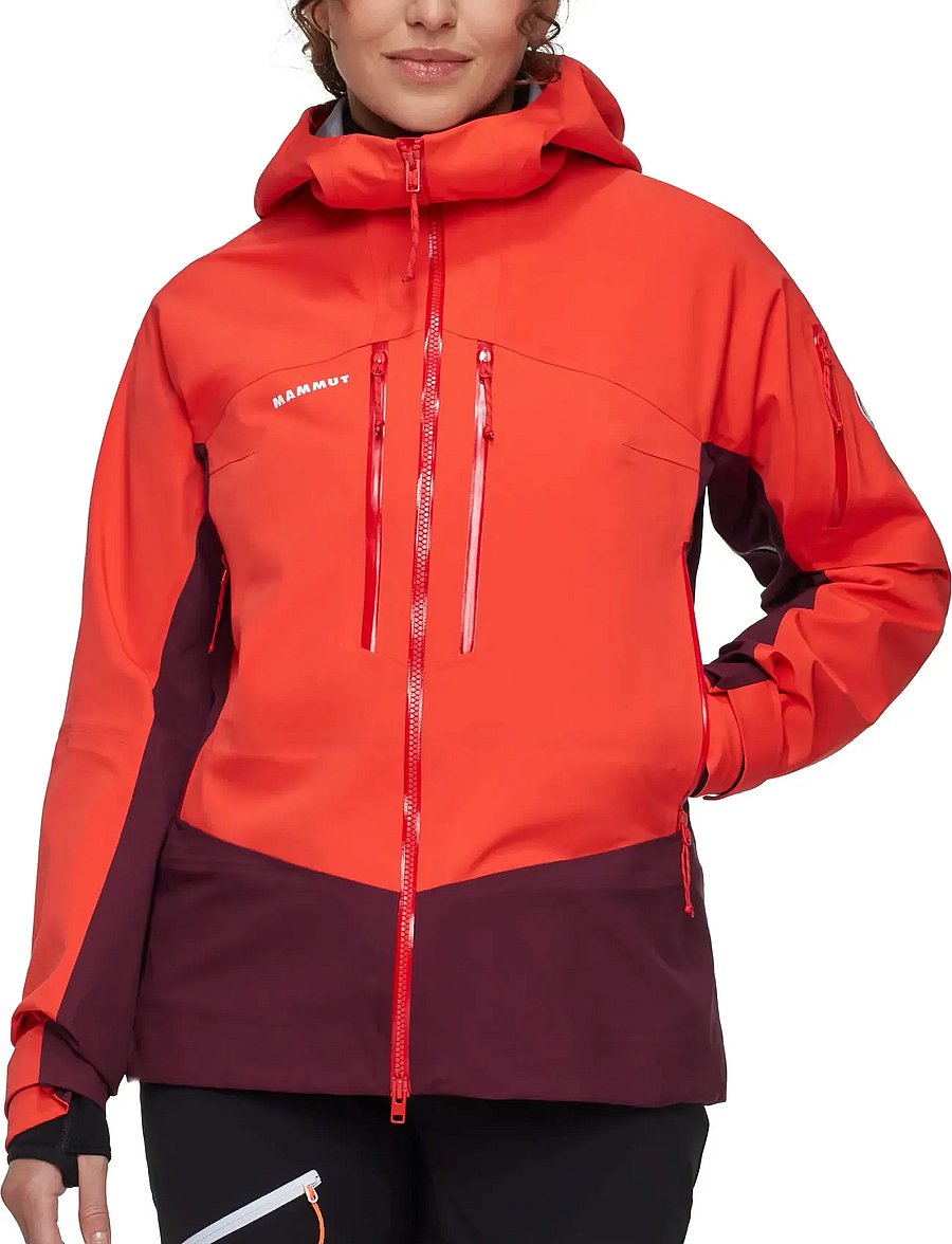 Mammut - Taiss Pro HS Hooded Jacket Women - mammut red-vin - 0