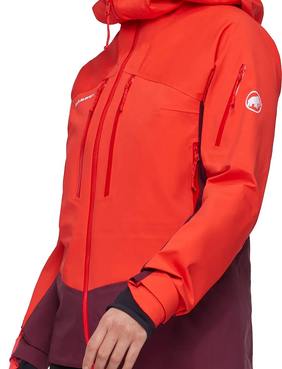 Mammut - Taiss Pro HS Hooded Jacket Women - mammut red-vin - 2