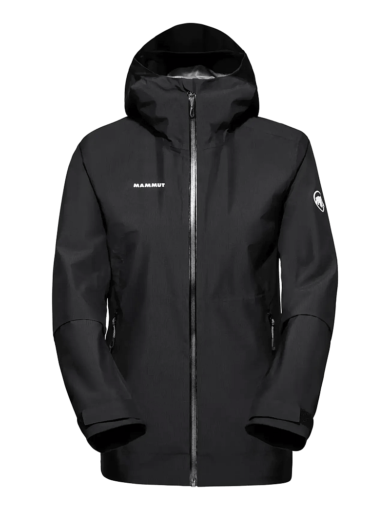 Mammut Crater Light Hs Waterdichte Jas met capuchon voor heren Zwart Mammut Crater Light Hs Waterdichte Jas met capuchon voor heren Zwart
