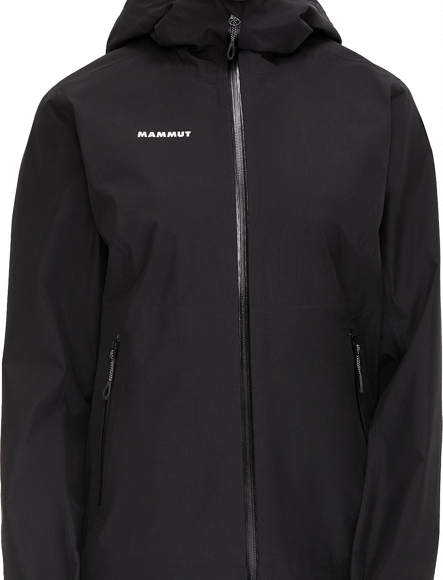 Mammut - Alto Light HS Hooded Jacket Women - rain coats - black - 0