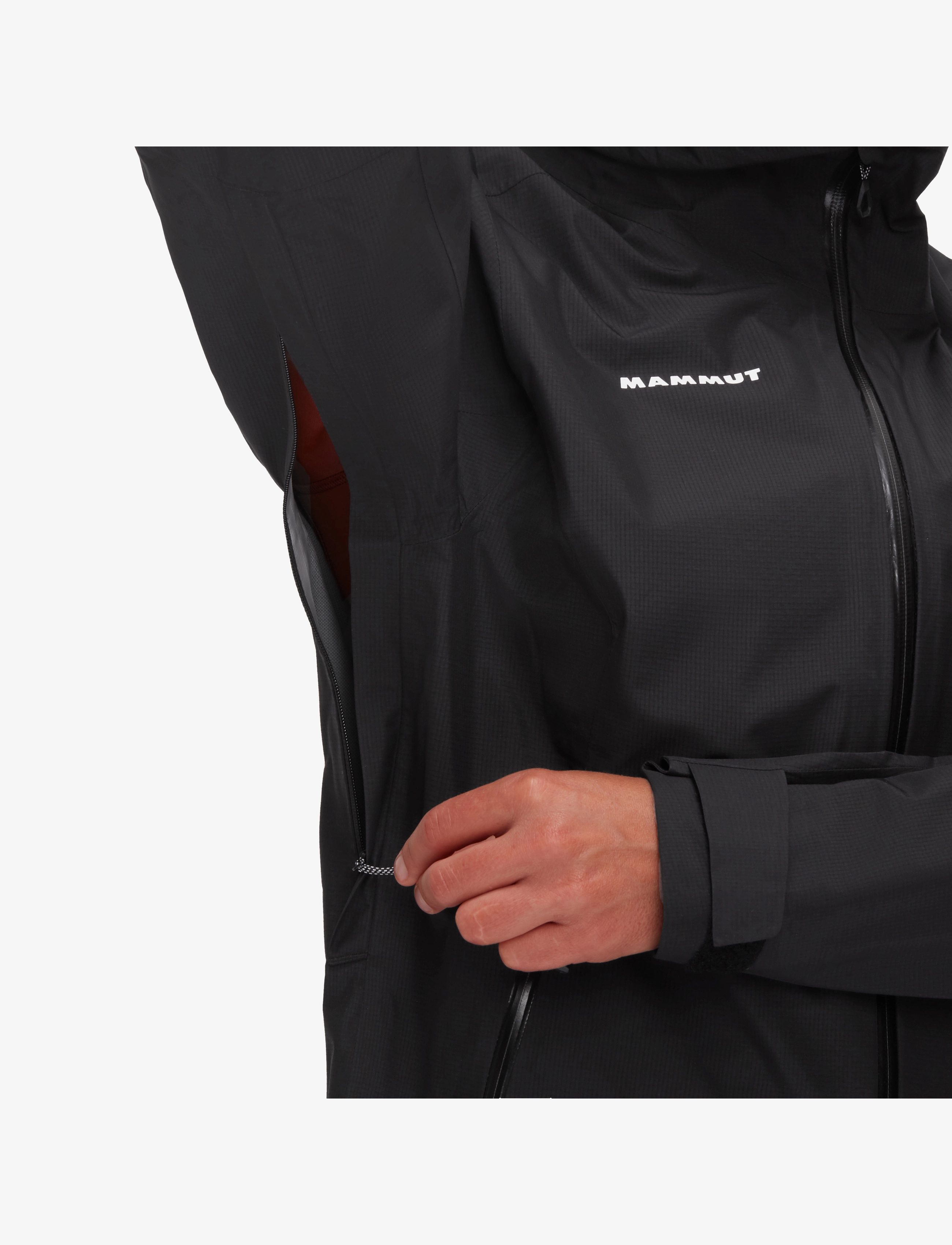 Mammut - Alto Light HS Hooded Jacket Women - rain coats - black - 4