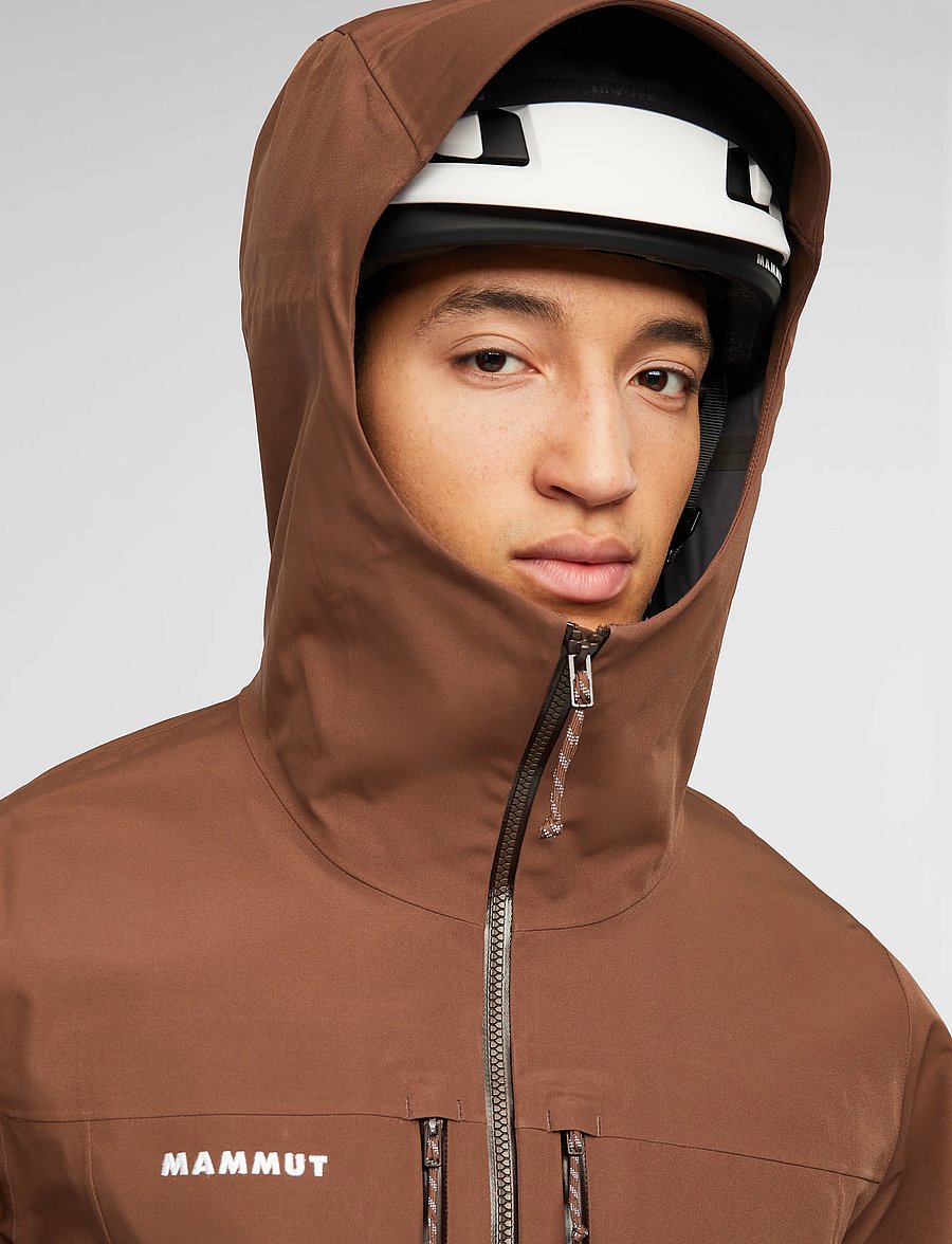 Mammut - Stoney HS Hooded Jacket Men - skitøj - soil - 2