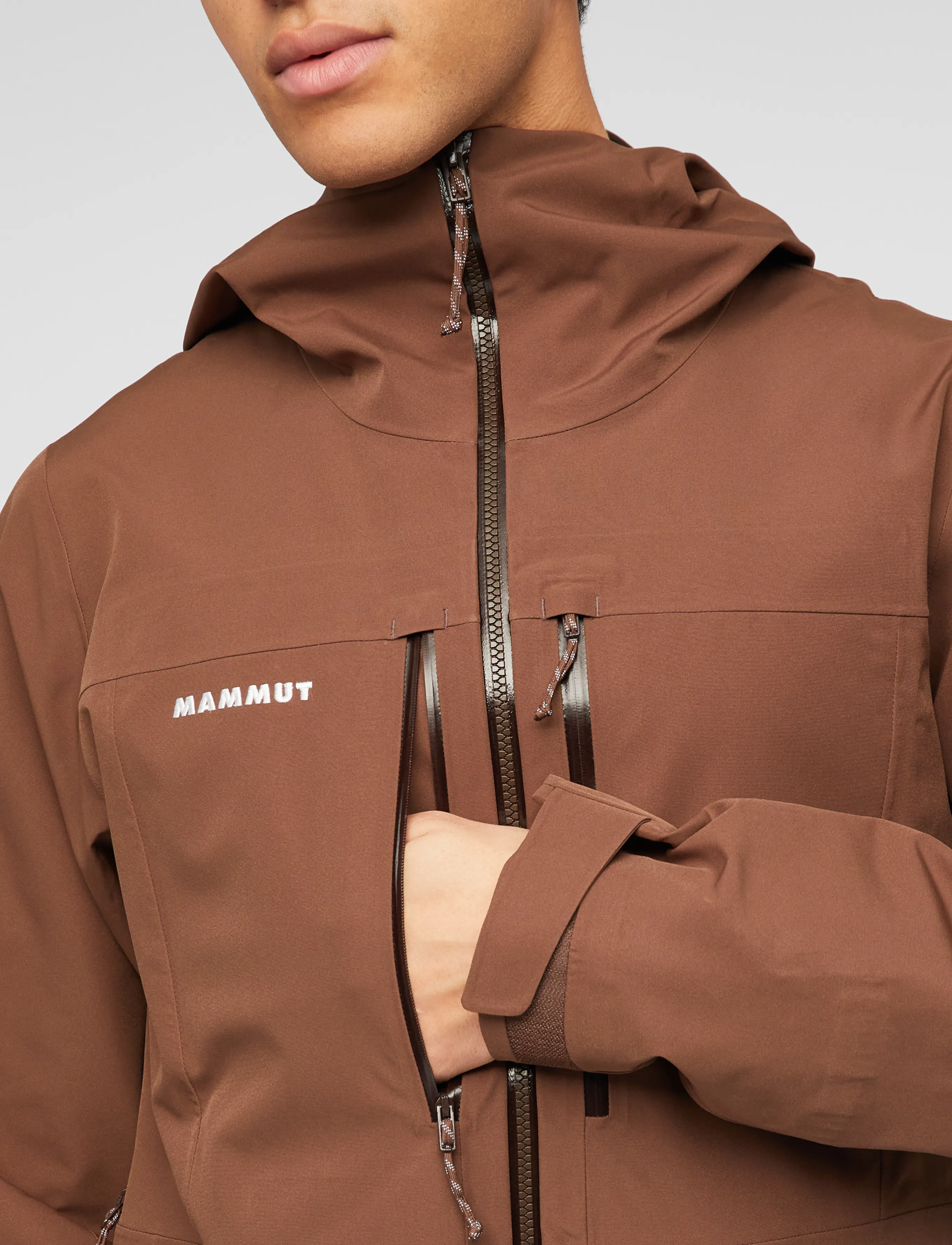 Mammut - Stoney HS Hooded Jacket Men - skitøj - soil - 4