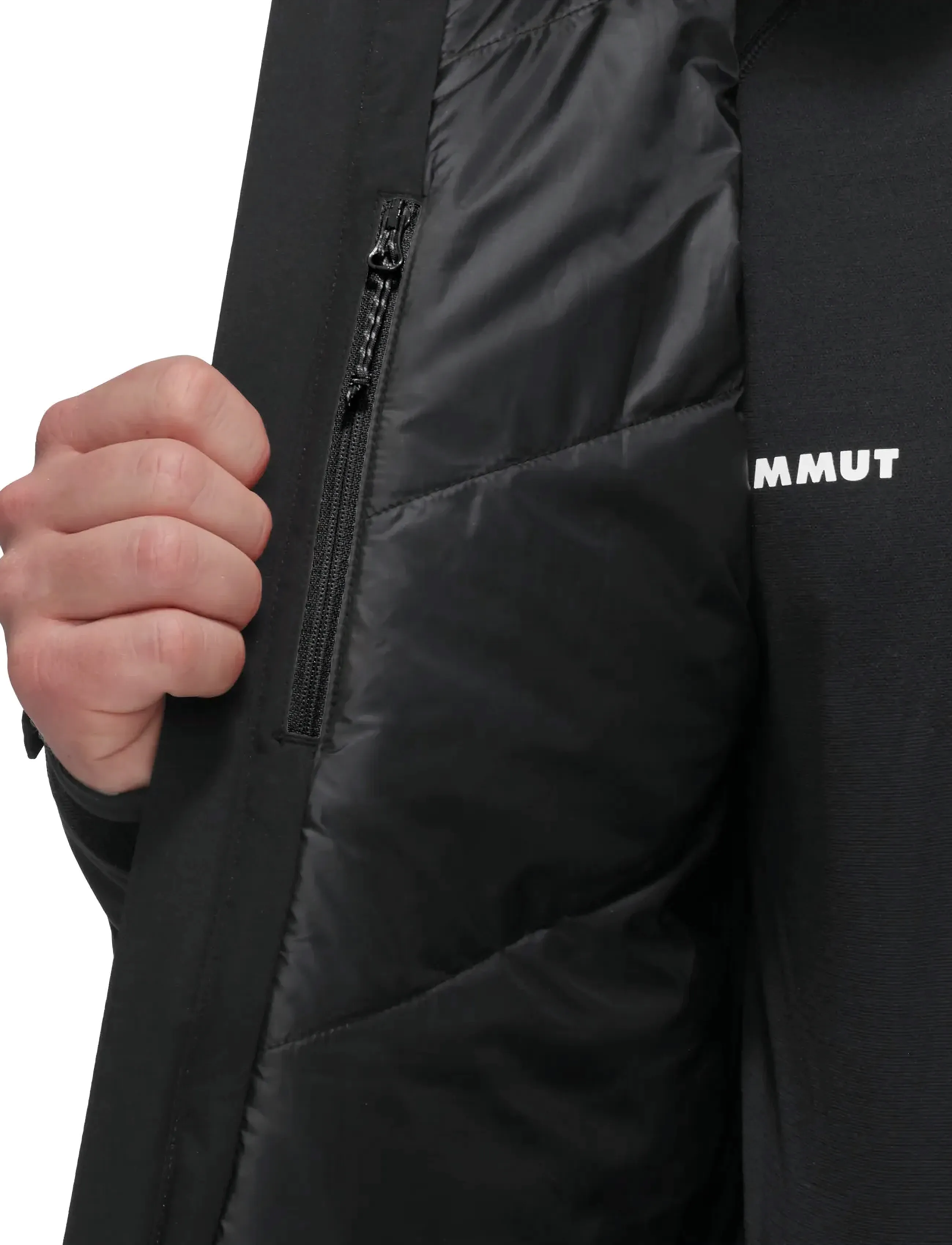 Mammut Stoney HS Thermo Hooded Jacket Men - Streetstyle - BLACK / black