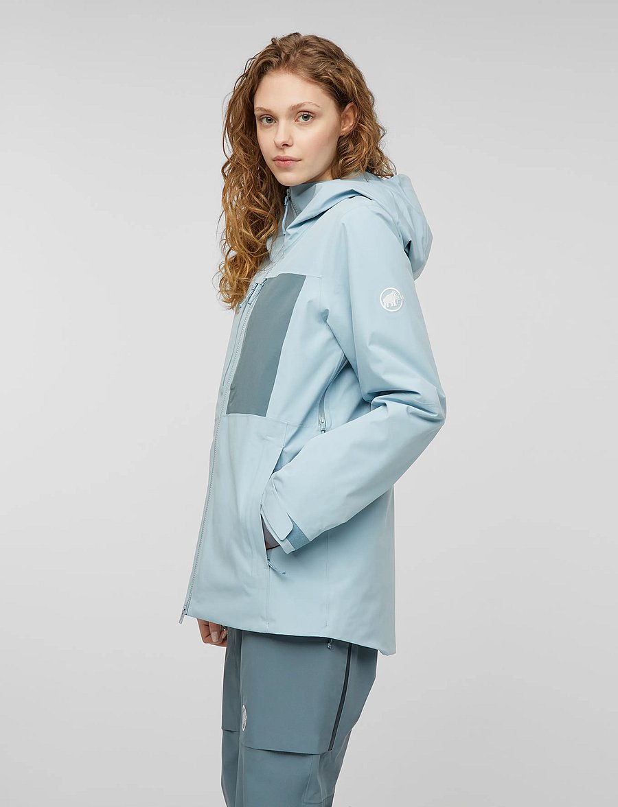 Mammut - Stoney HS Thermo Hooded Jacket Women - skitøj - nebla-strata - 3