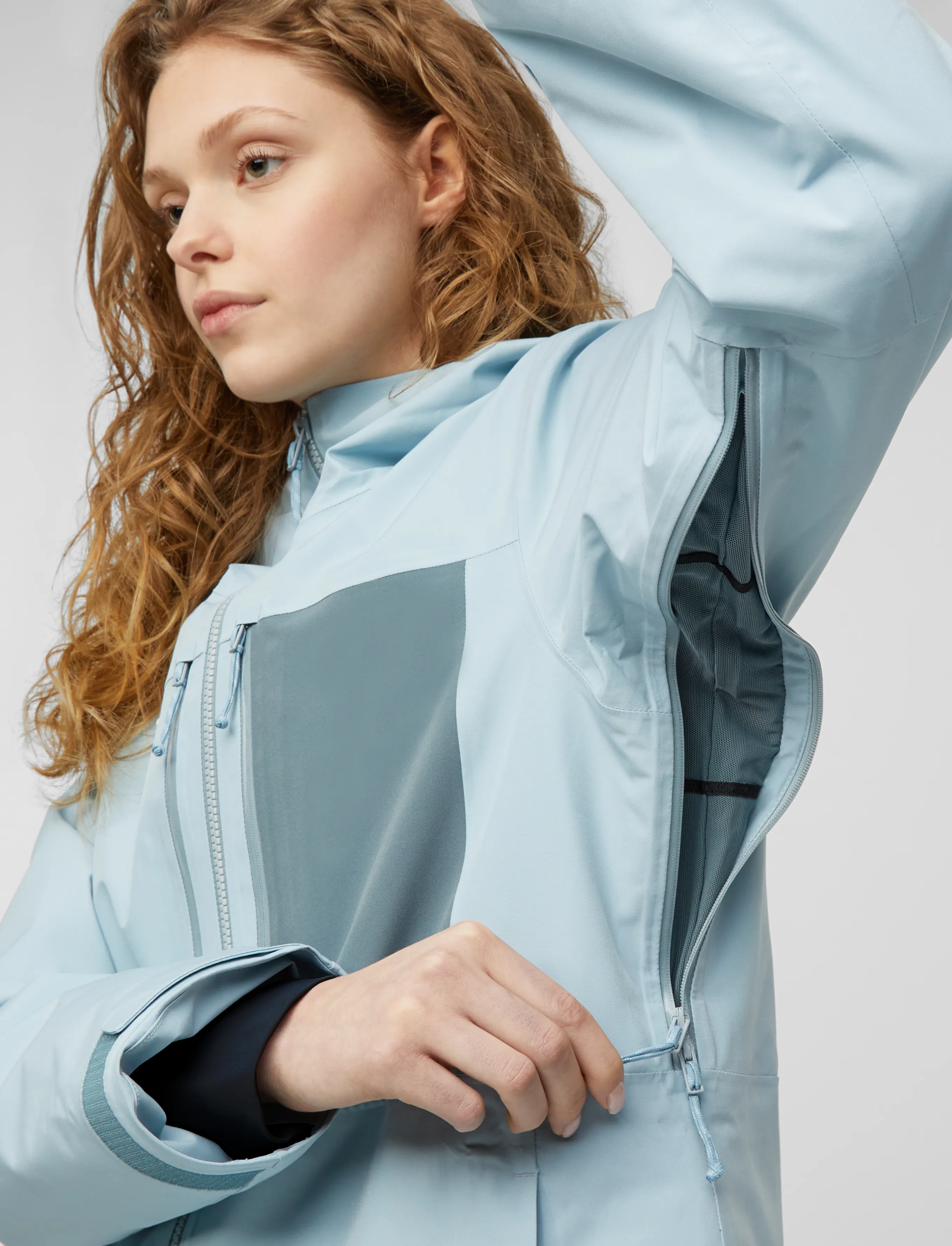 Mammut - Stoney HS Thermo Hooded Jacket Women - skitøj - nebla-strata - 4