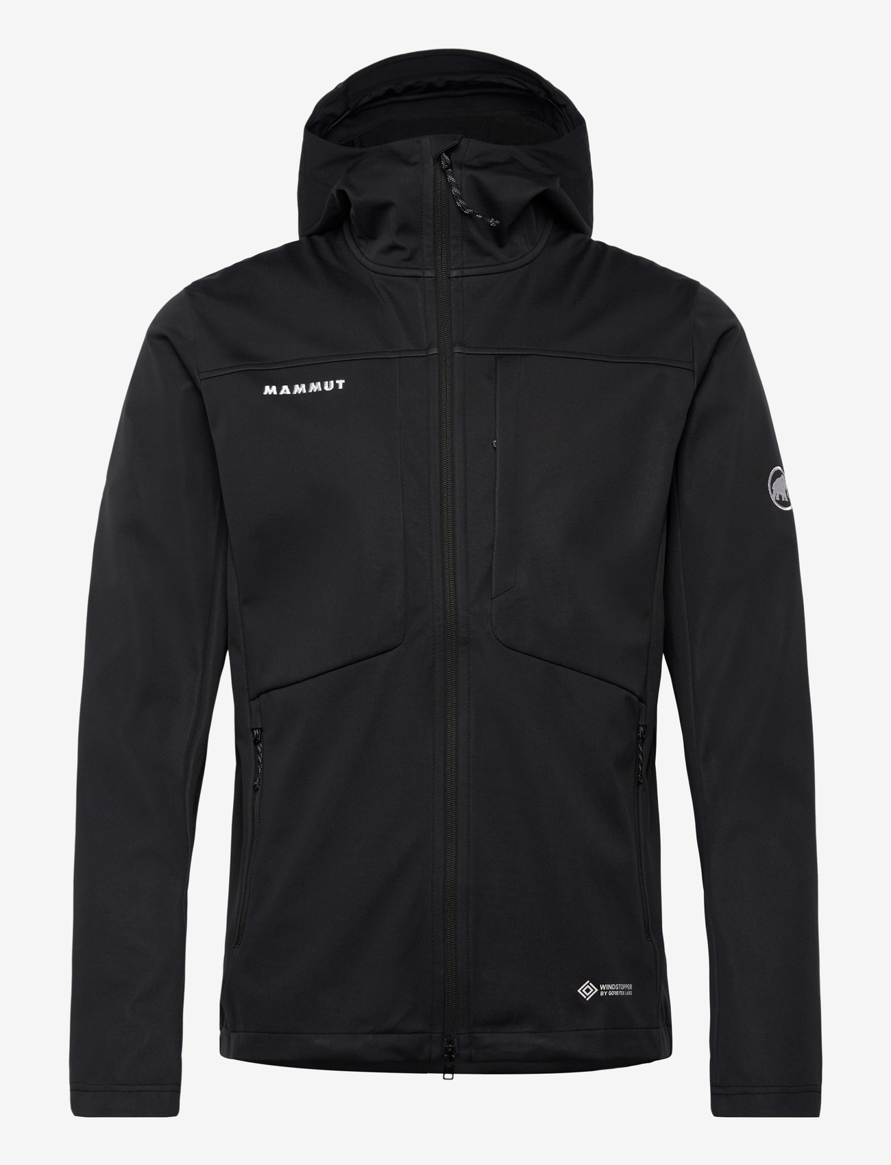 Mammut - Ultimate VIII SO Hooded Jacket Men - friluftsjackor - black - 0