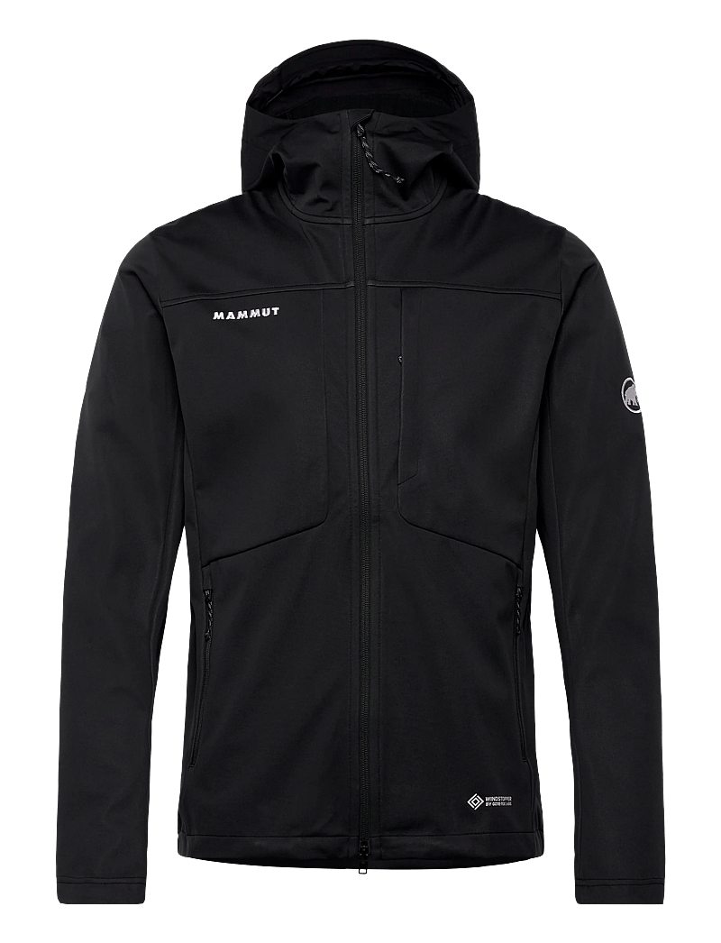 Mammut - Ultimate VIII SO Hooded Jacket Men - friluftsjackor - black - 0
