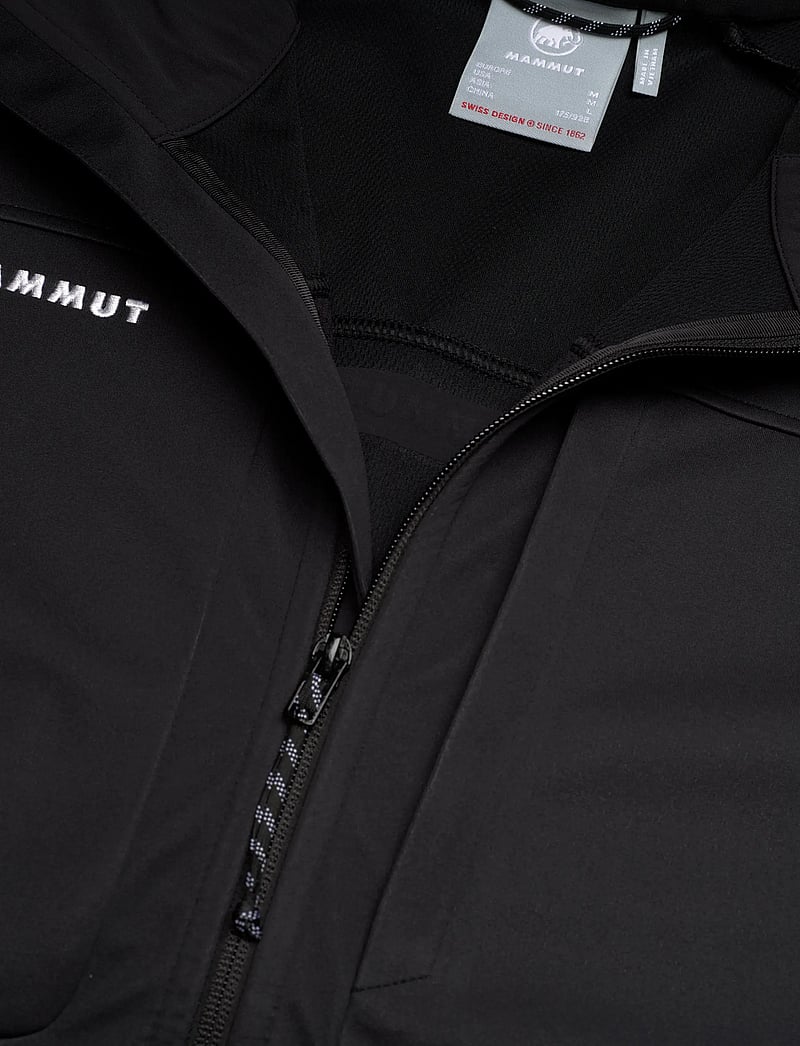 Mammut - Ultimate VIII SO Hooded Jacket Men - friluftsjackor - black - 2