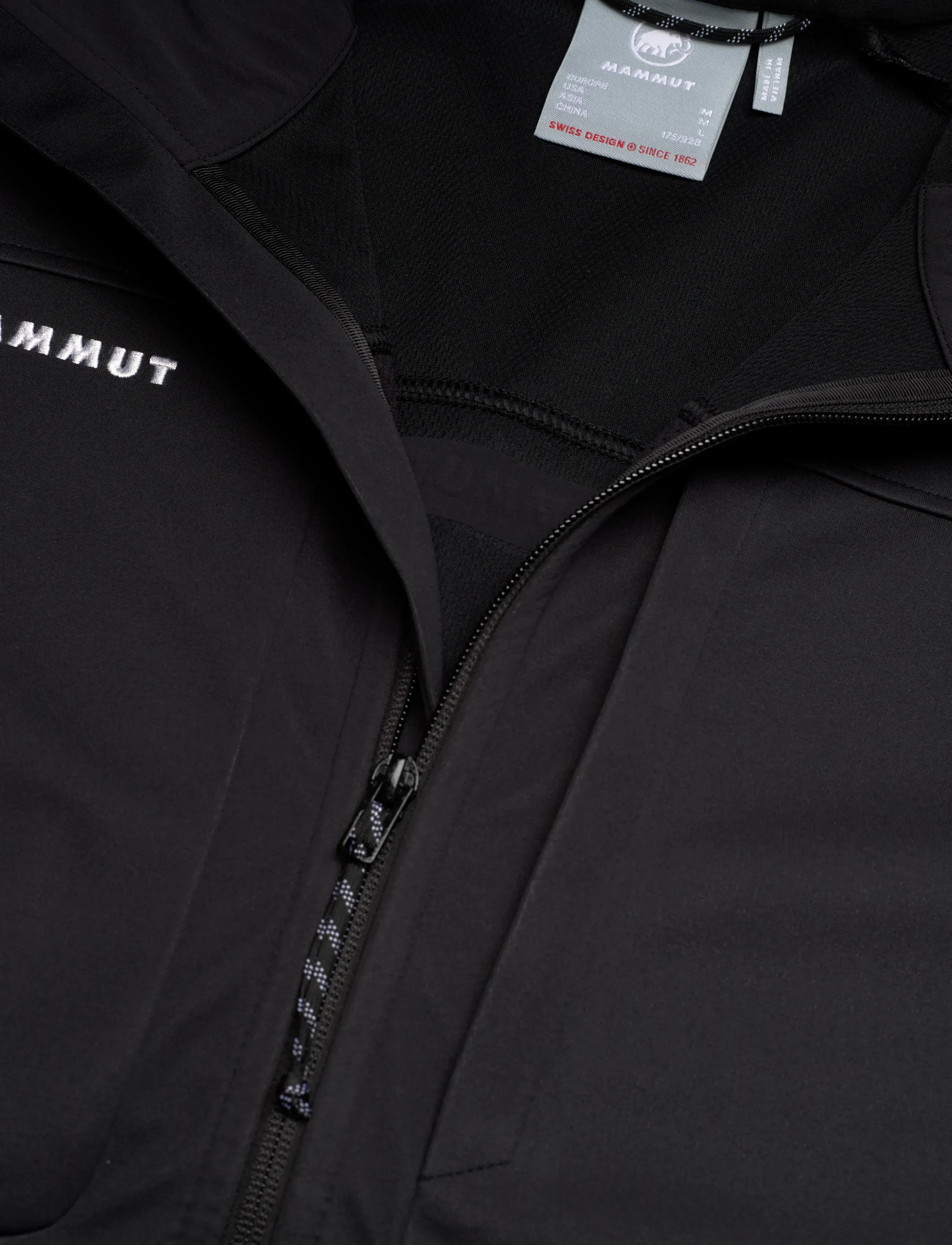 Mammut - Ultimate VIII SO Hooded Jacket Men - friluftsjackor - black - 2