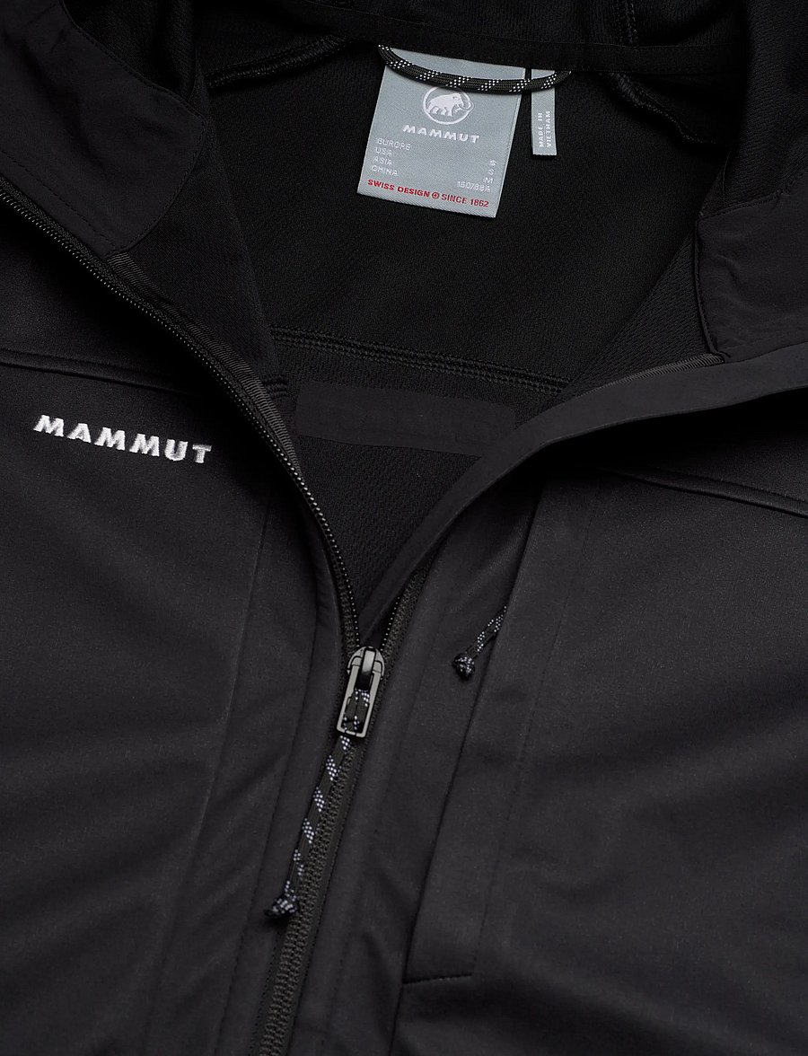 Mammut - Ultimate VIII SO Hooded Jacket Women - friluftsjakker - black - 2