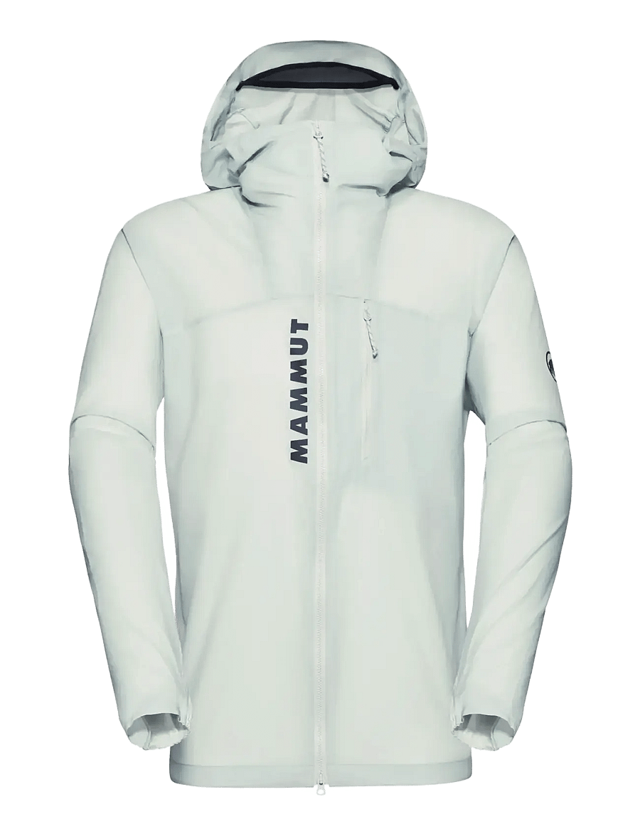 Mammut - Aenergy WB Hooded Jacket Men - outdoor jackets - silver sage - 1