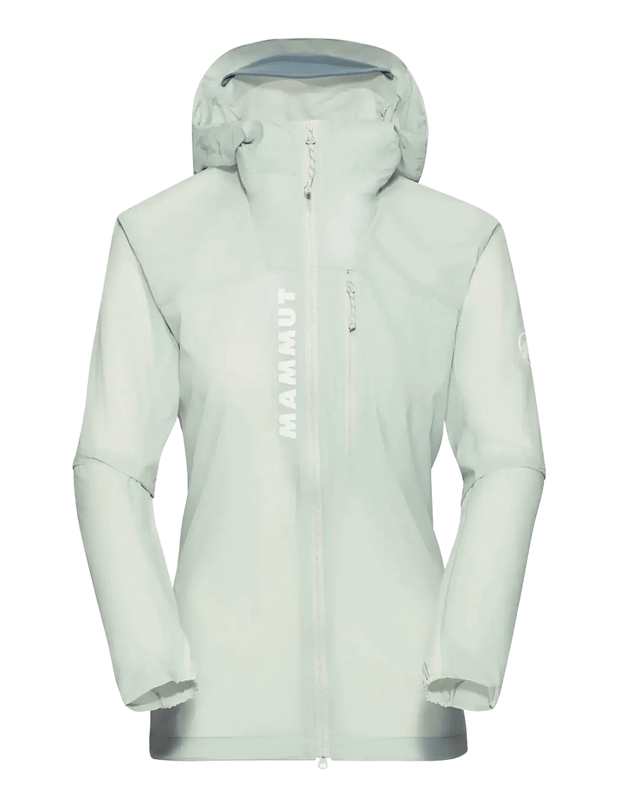 Mammut - Aenergy WB Hooded Jacket Women - friluftsjakker - silver sage - 1