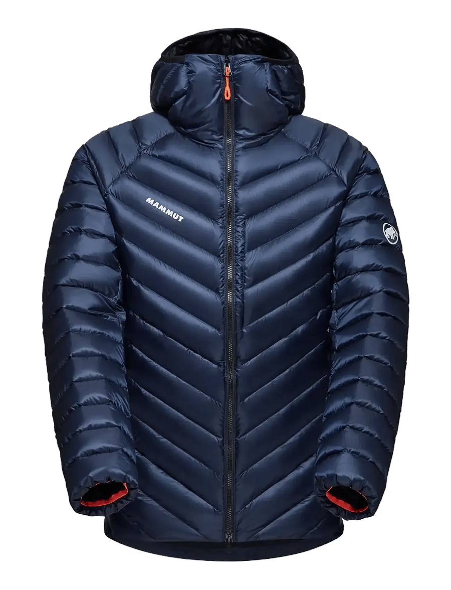 Mammut - Broad Peak IN Hooded Jacket Men - daunenjacken - marine-black - 1