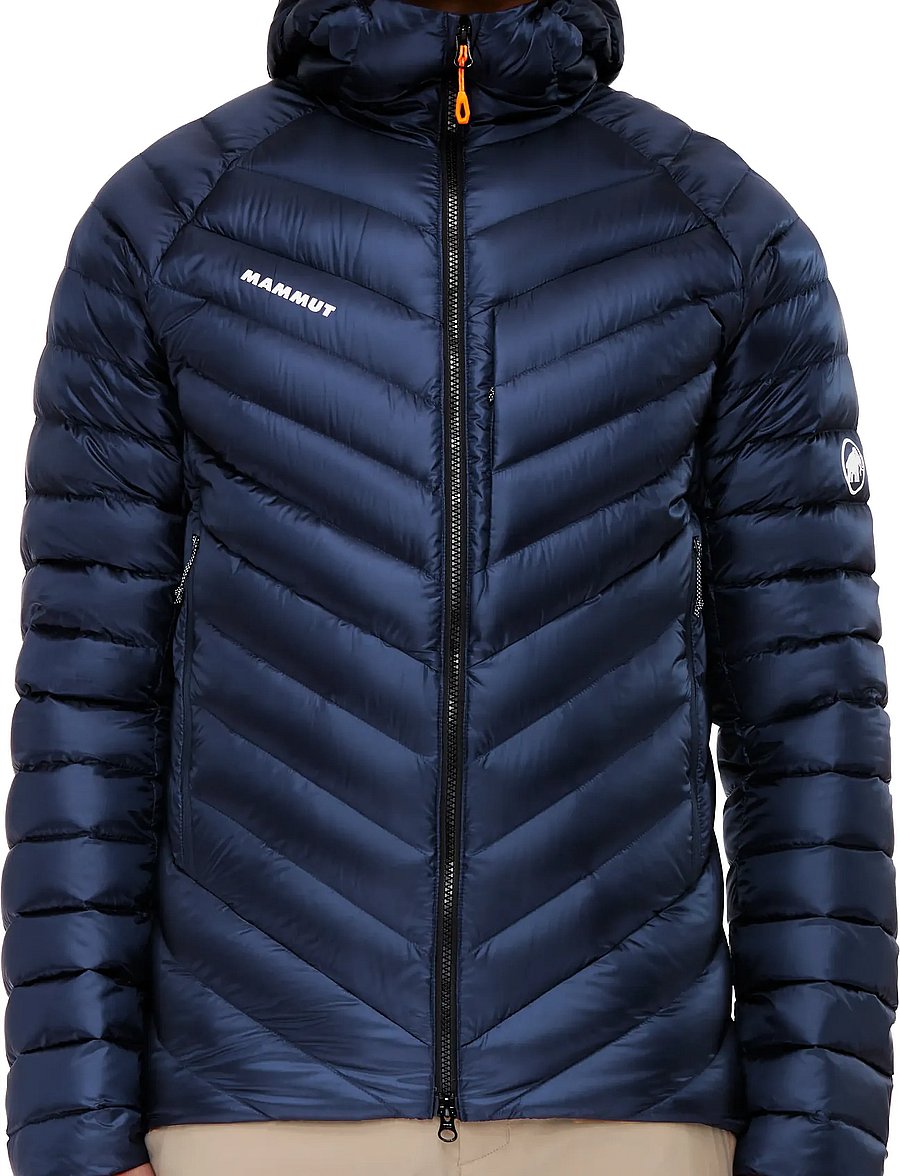 Mammut - Broad Peak IN Hooded Jacket Men - daunenjacken - marine-black - 0