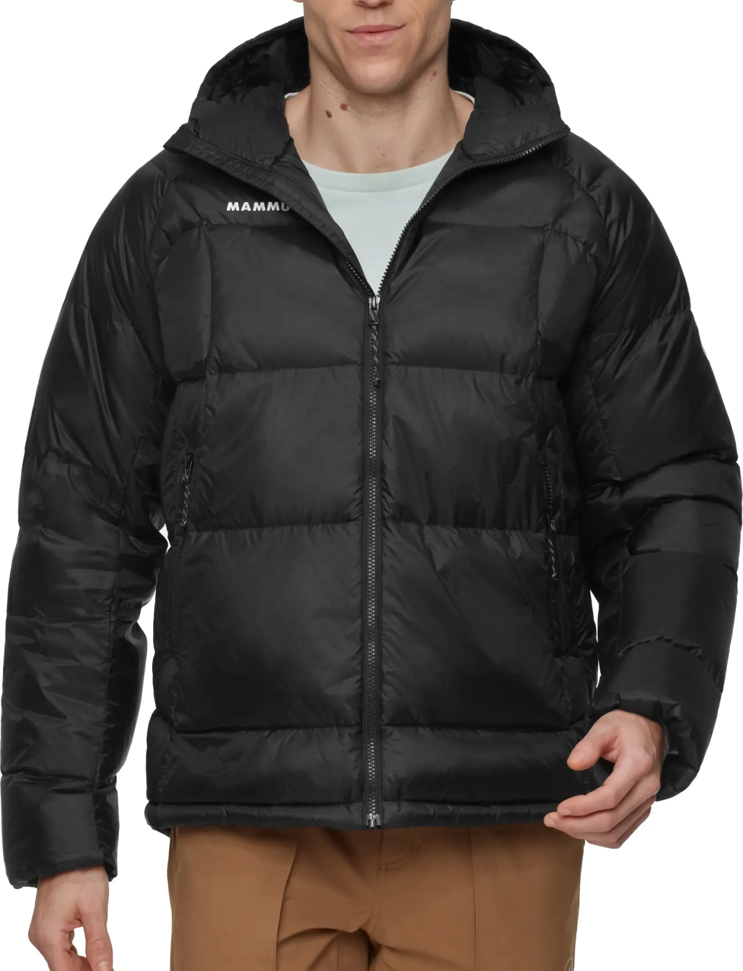 Mammut Glacier Glow In Hooded Jacket Men, XXL, Sport Jackets, Schwarz - Padded Männerswear