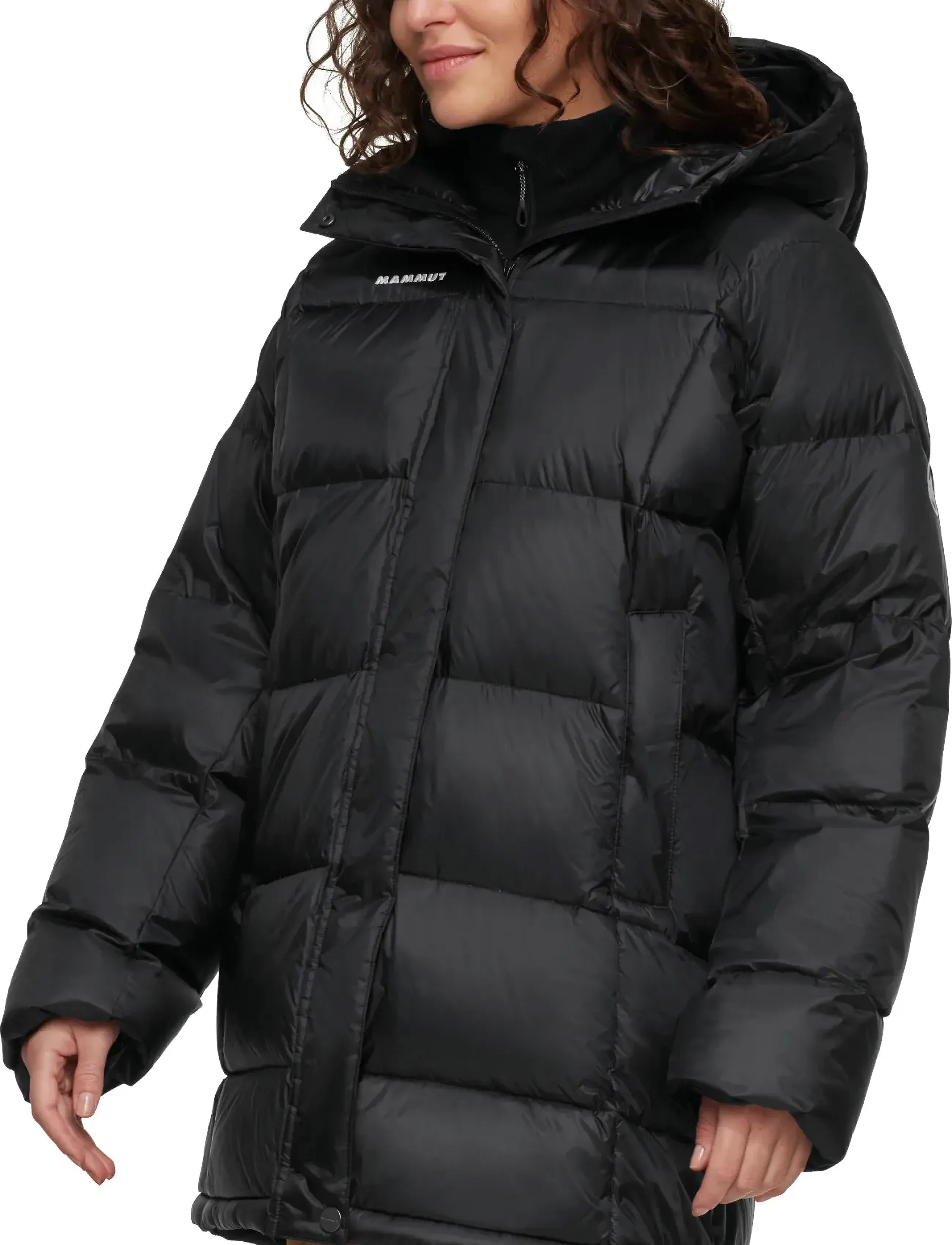 Mammut - Glacier Glow IN Hooded Parka Women - sulejoped ja voodriga joped - black - 2