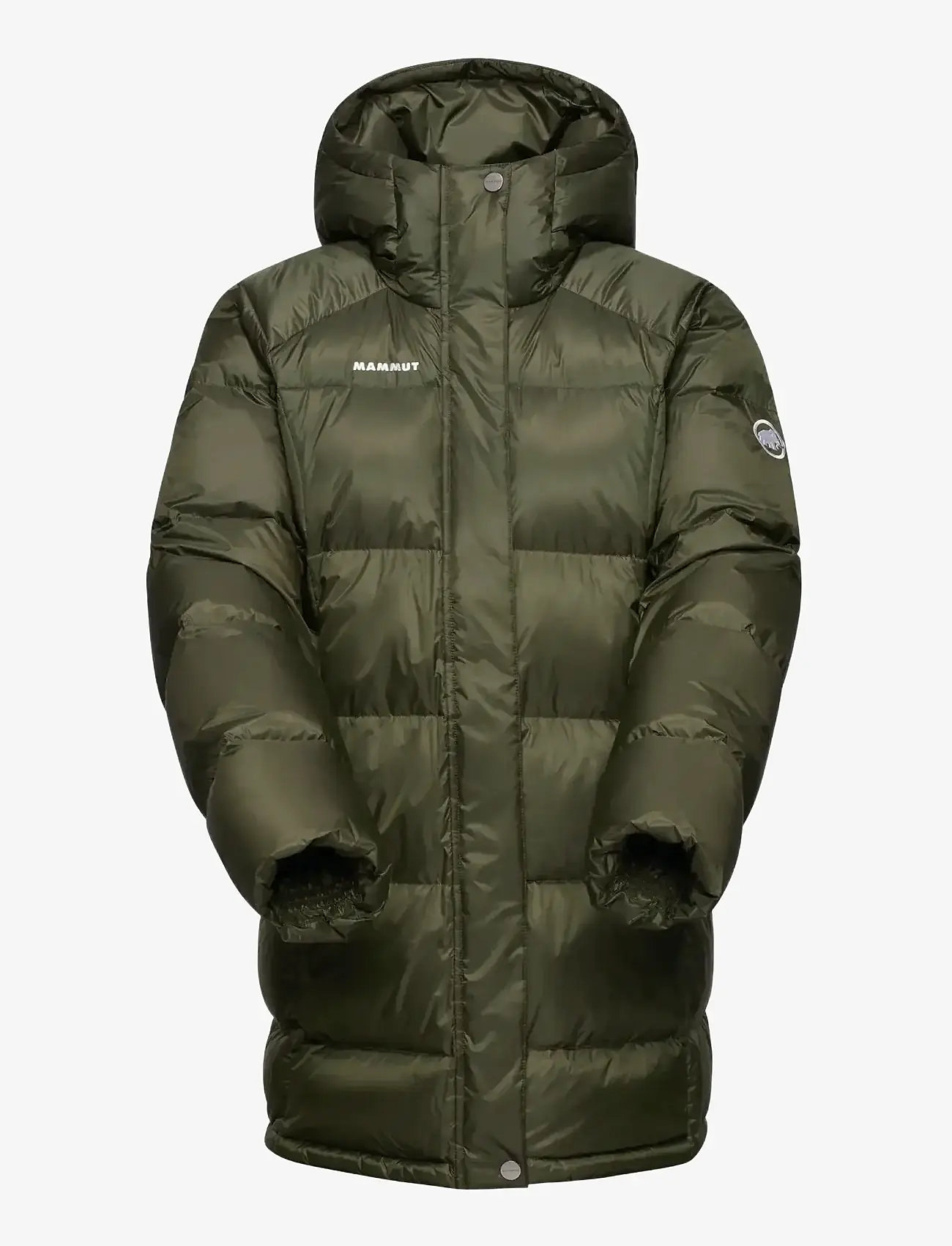 Mammut - Glacier Glow IN Hooded Parka Women - down jackets - dark marsh - 1