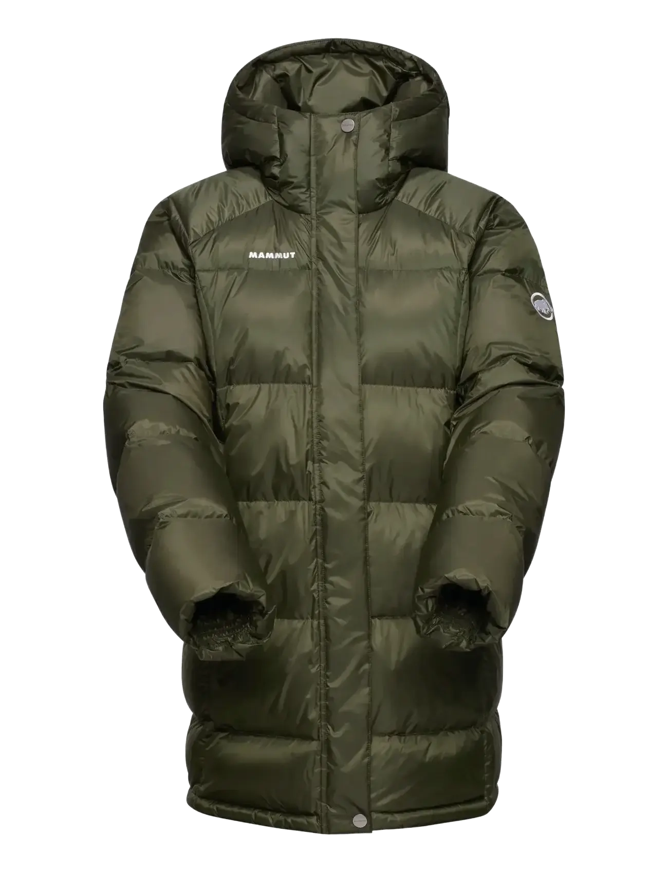 Mammut Glacier Glow IN Hooded Parka Women - Tøj - DARK MARSH / khaki/green